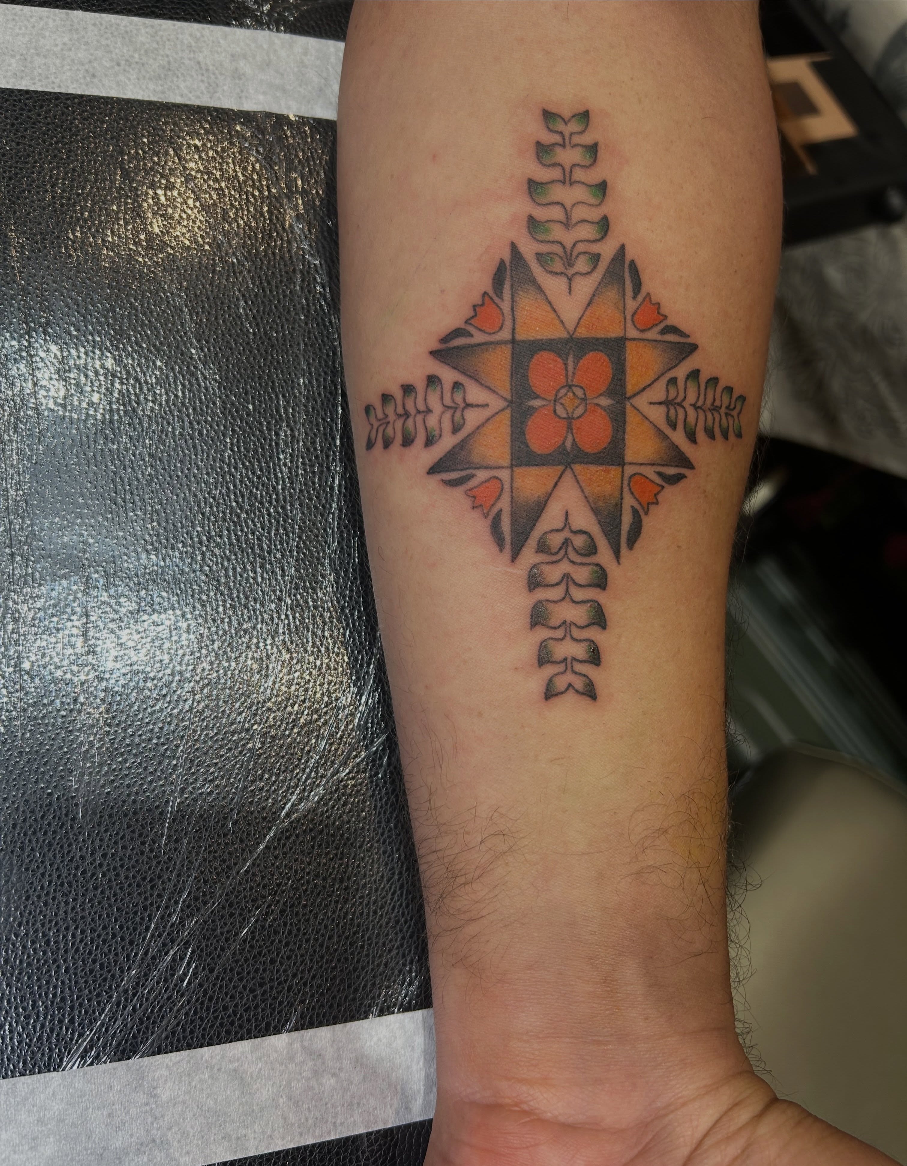 Tattoo by @erica_peebus_art — geometric