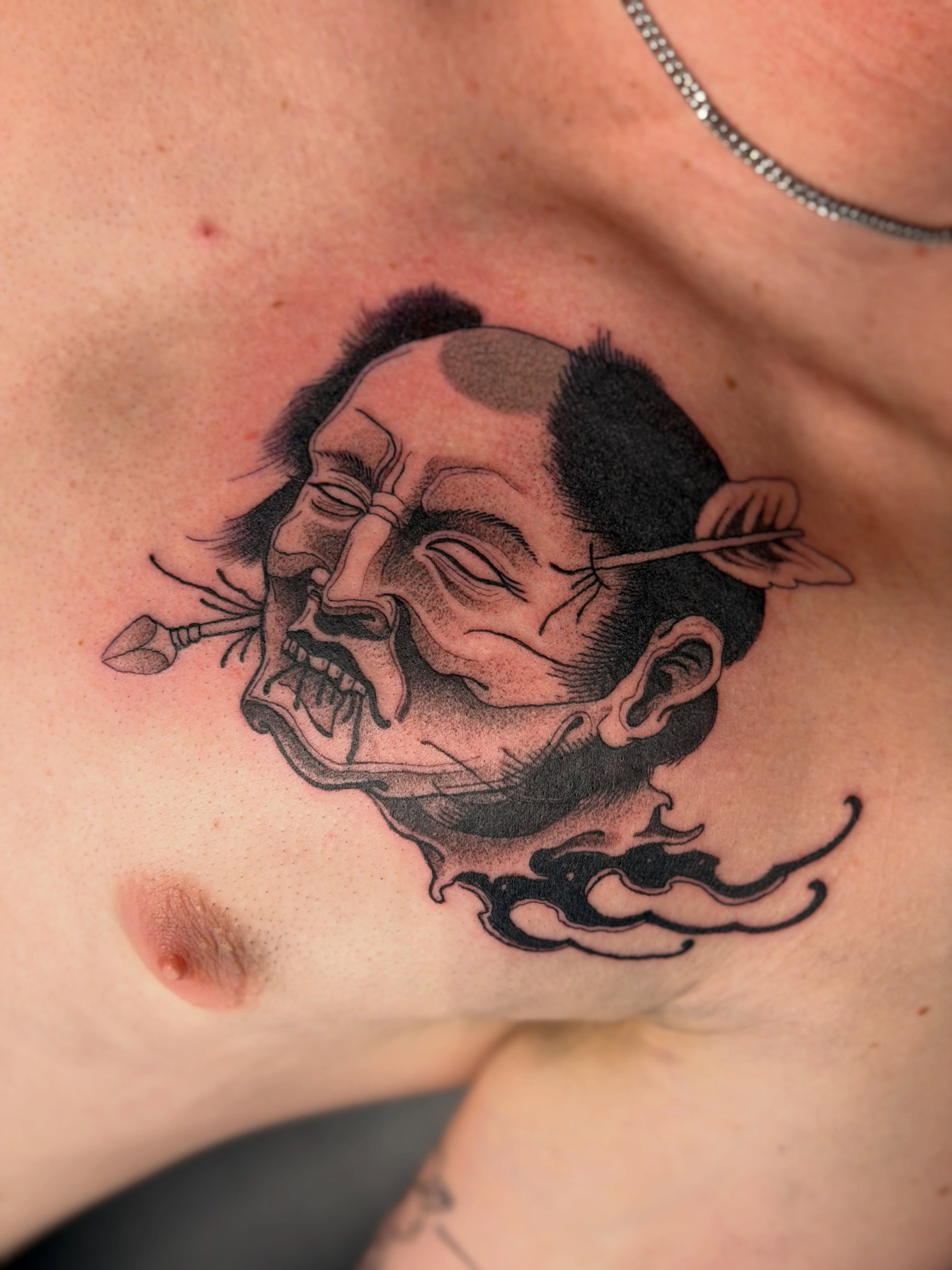 Tattoo by @loveyoutodeathtattoo — black_and_grey, realism