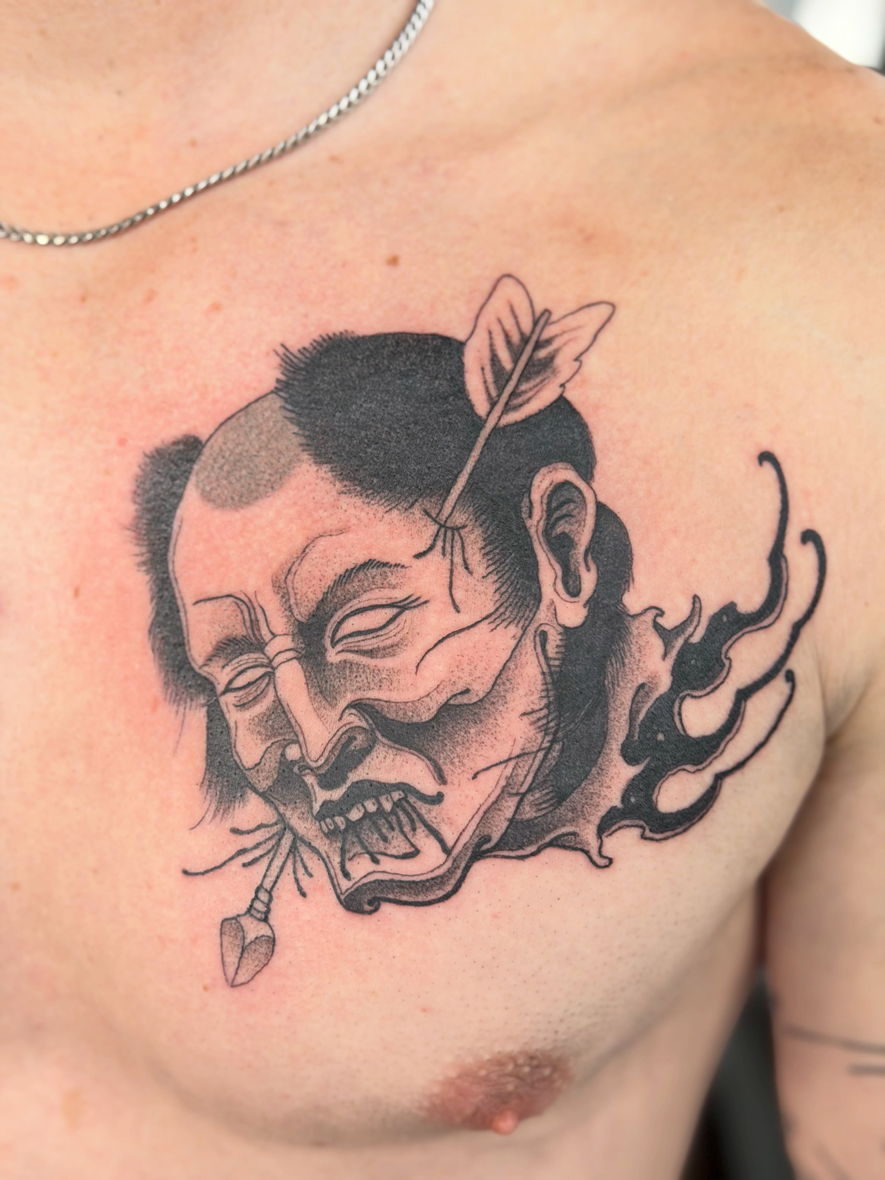 Tattoo by @loveyoutodeathtattoo — black_and_grey, realism