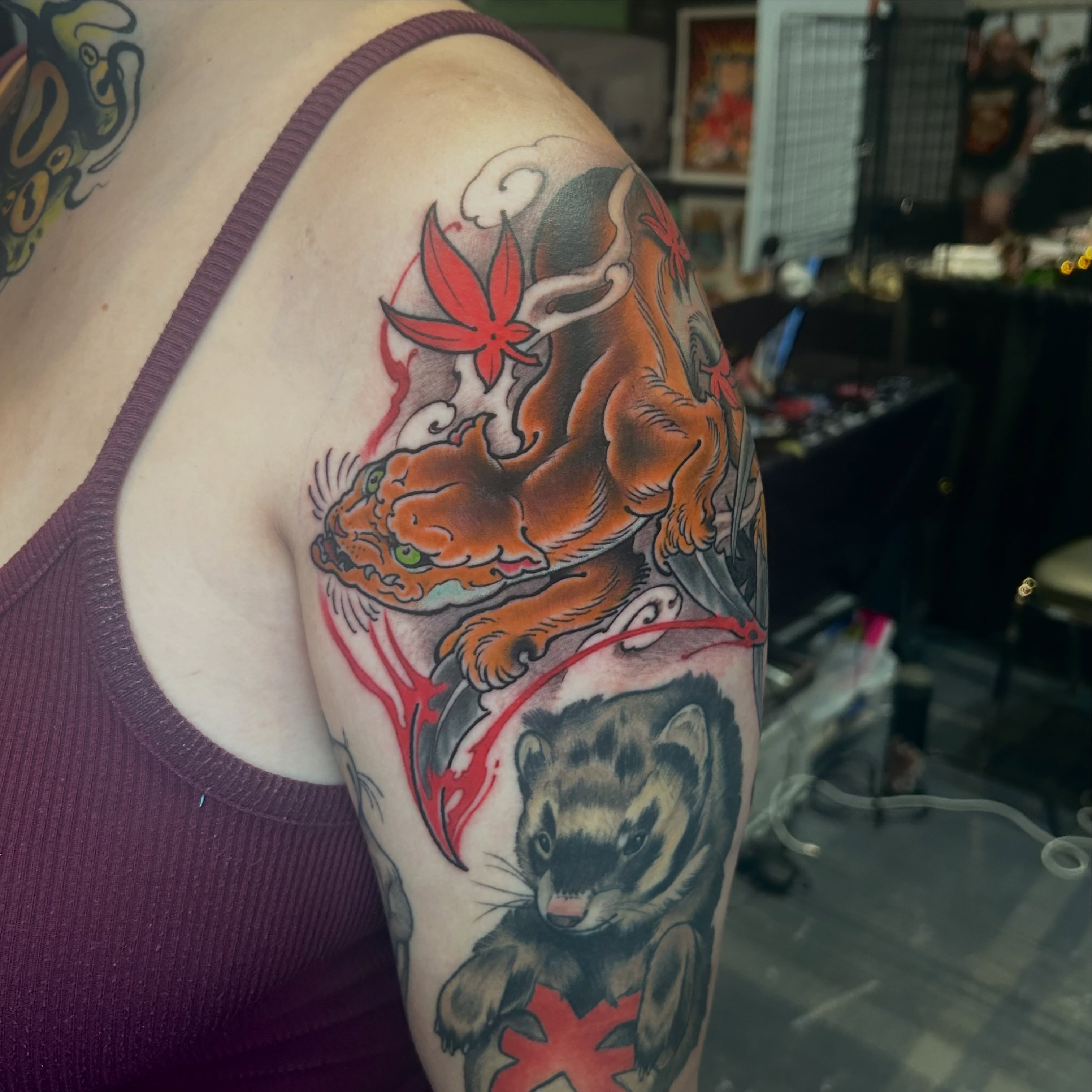 Tattoo by @fortwaynetattoofestival — japanese_irezumi, realism
