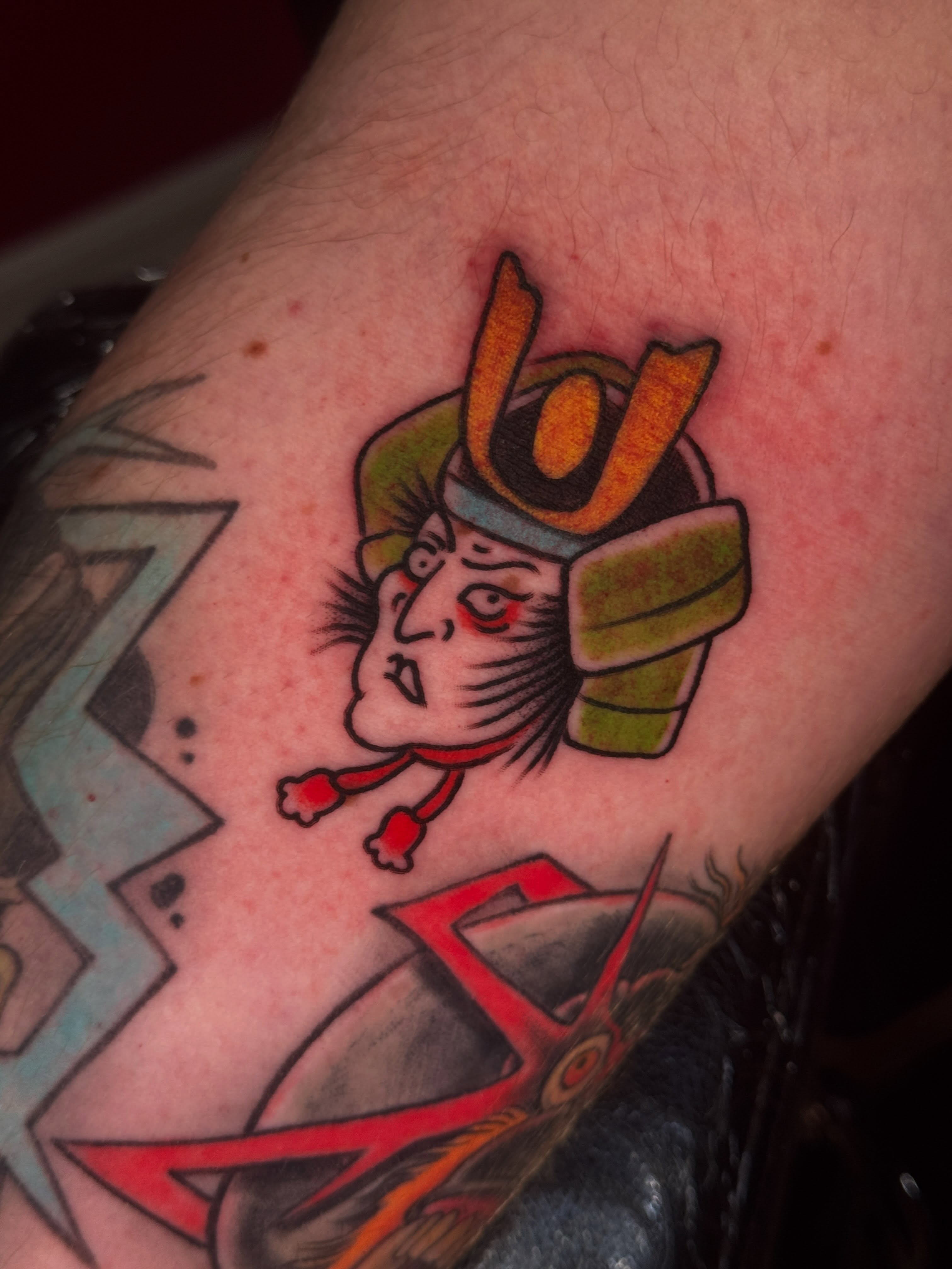 Tattoo by @noapologiestattoo — american_traditional, dotwork