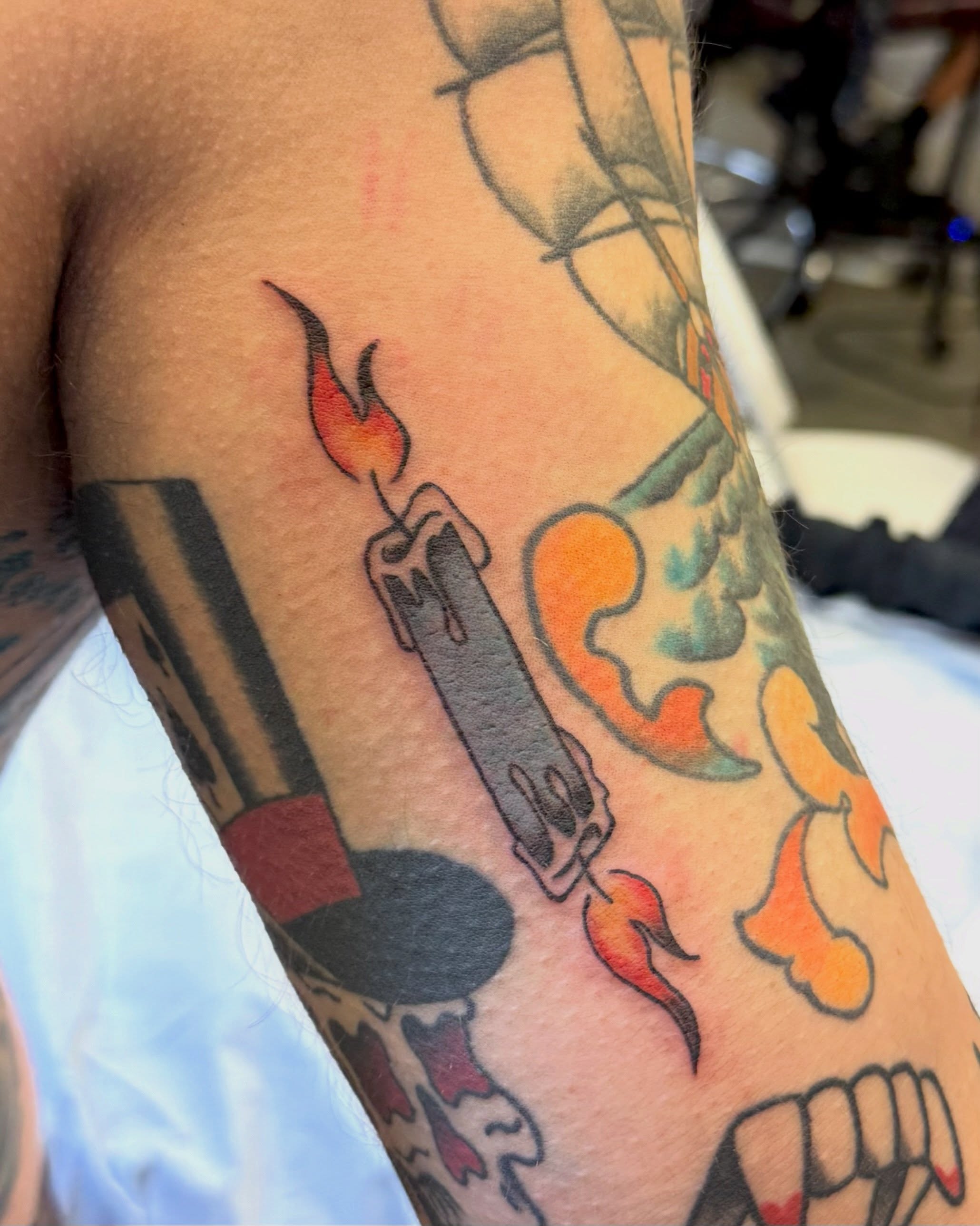 Tattoo by @tylermoontattoo — american_traditional