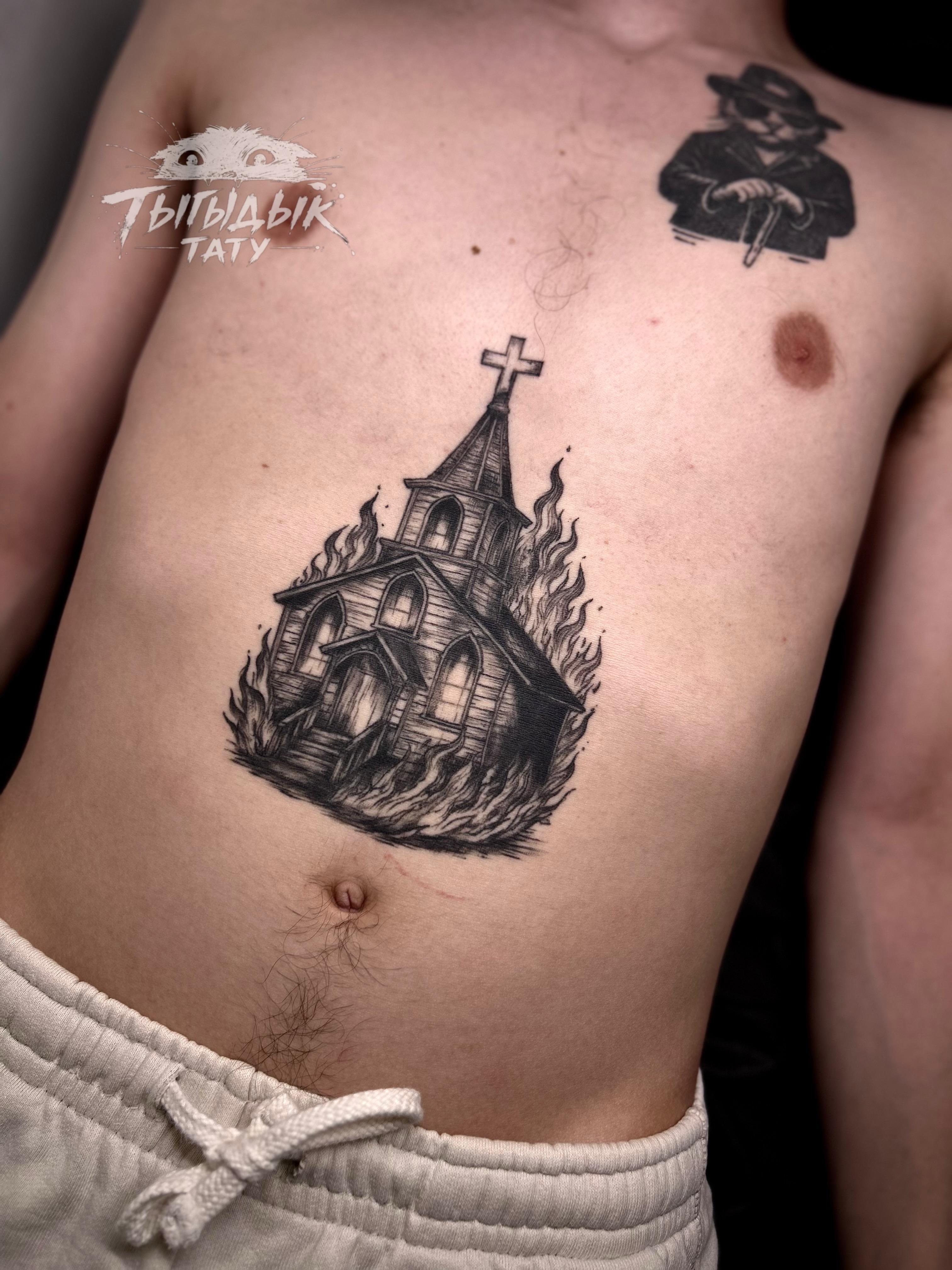 Tattoo by @tygydyk.tattoo — black_and_grey