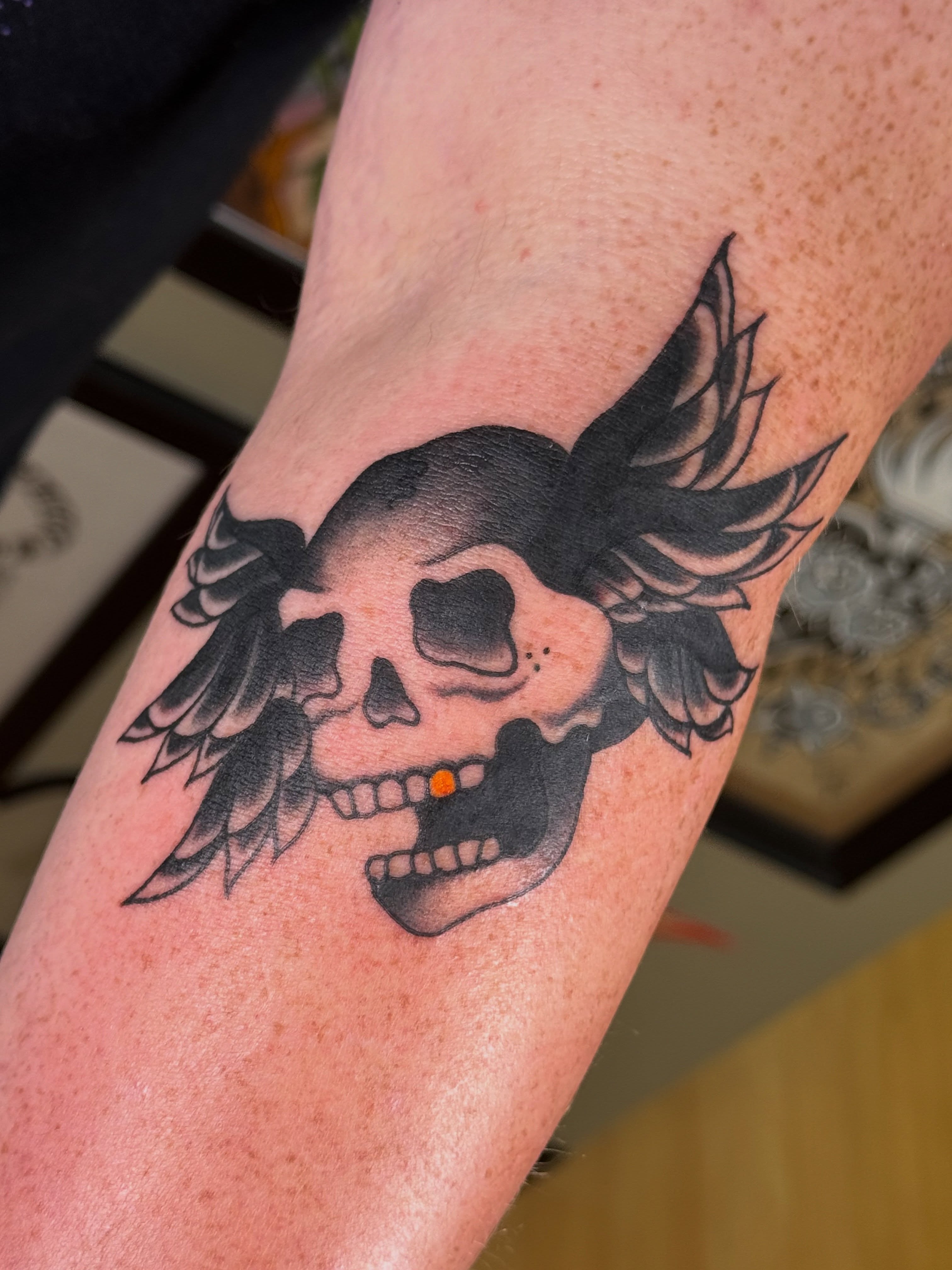 Tattoo by @kayoktats — black_and_grey