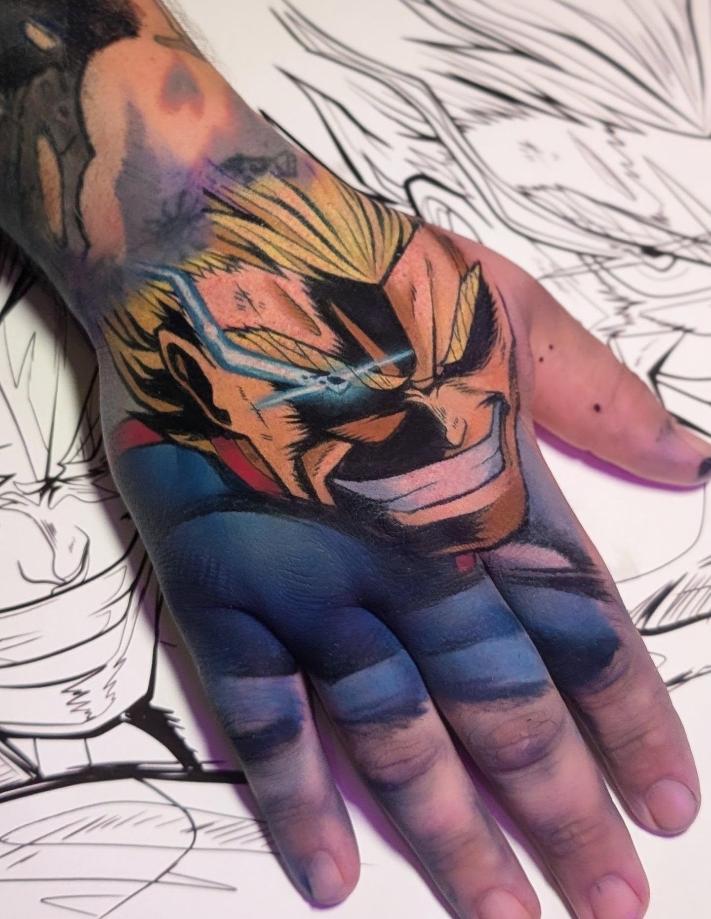 Tattoo by @m.truthtattoos β anime