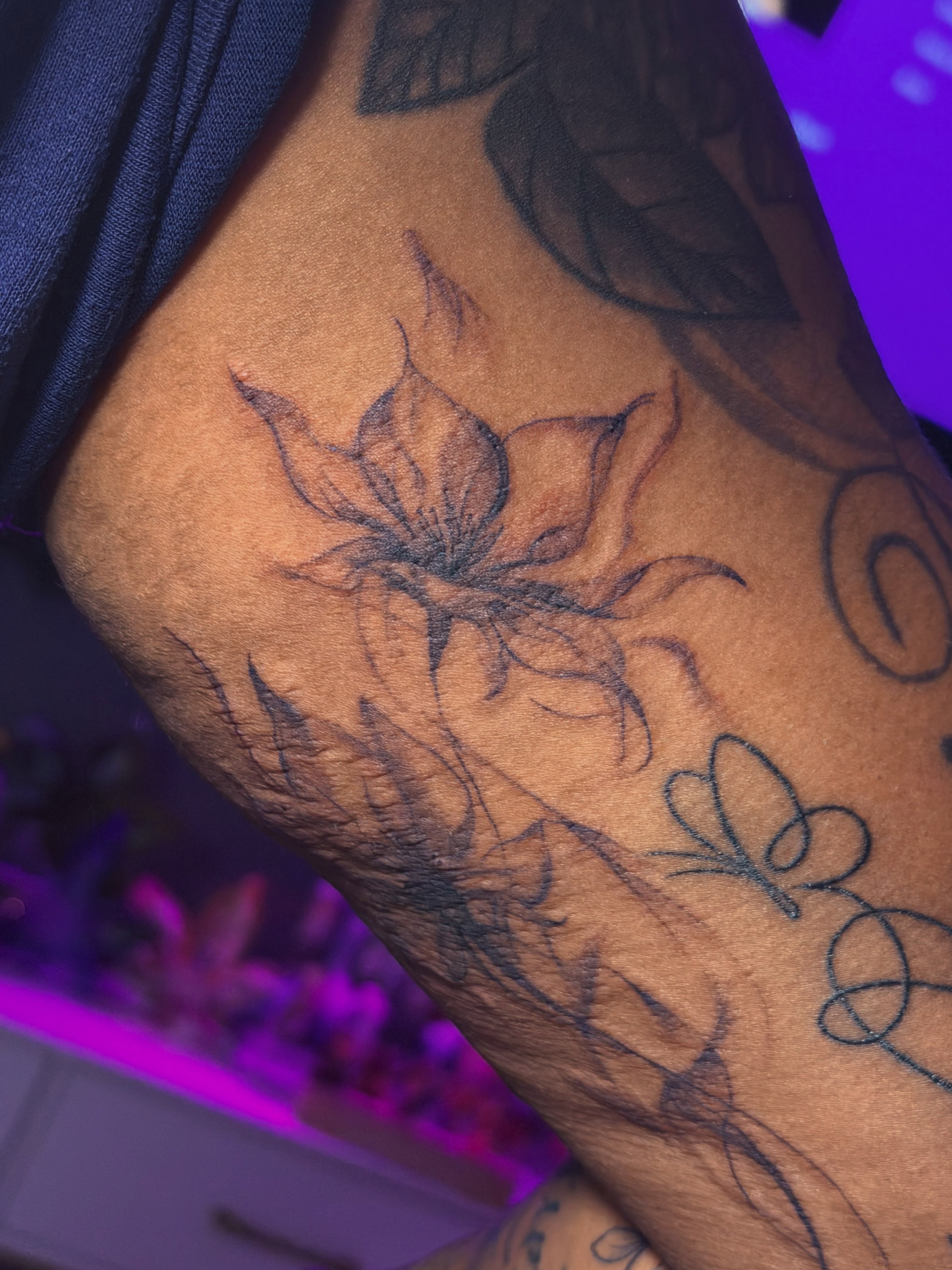 Tattoo by @bossladyphe1 — black_and_grey