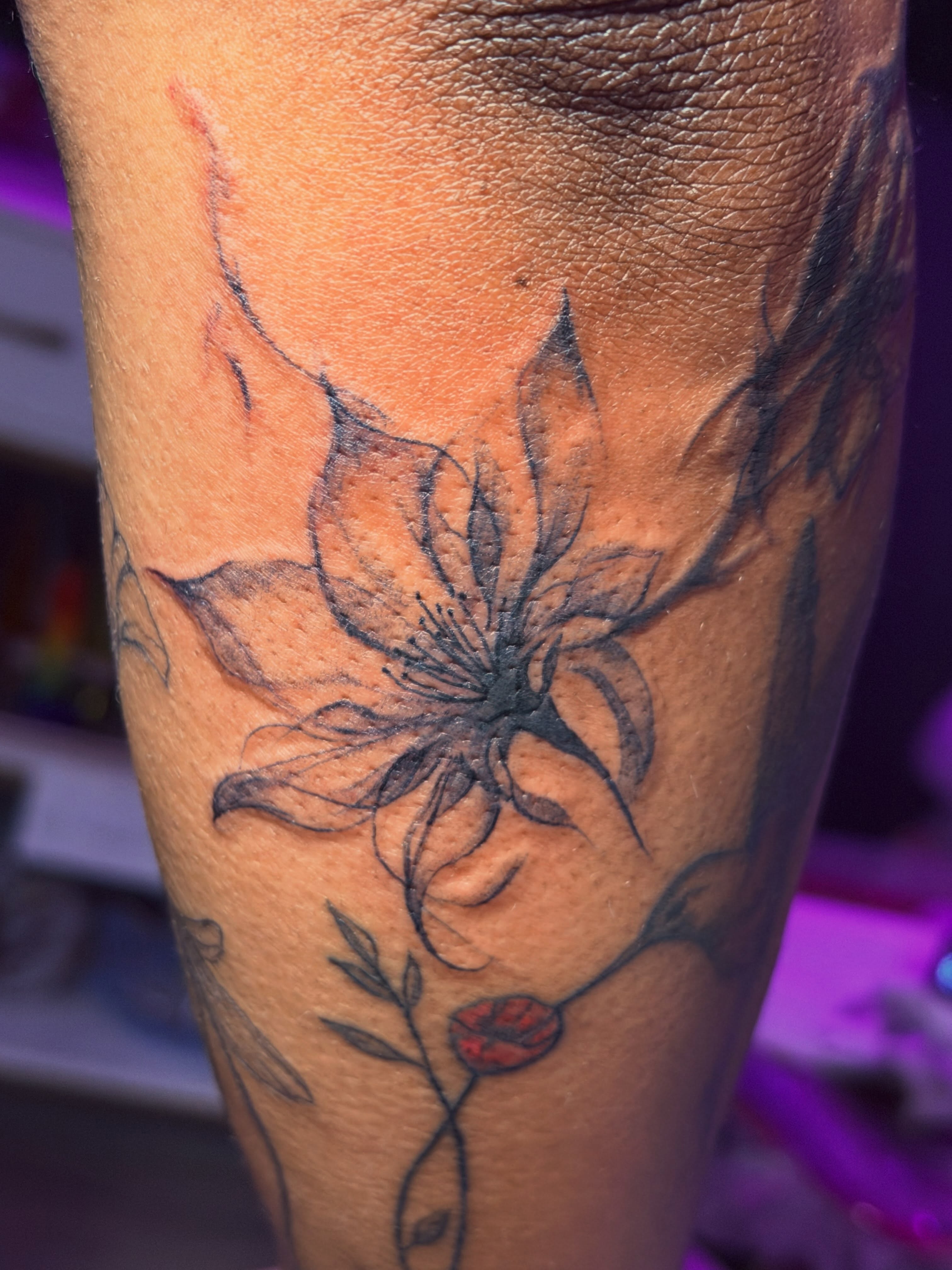 Tattoo by @bossladyphe1 — black_and_grey