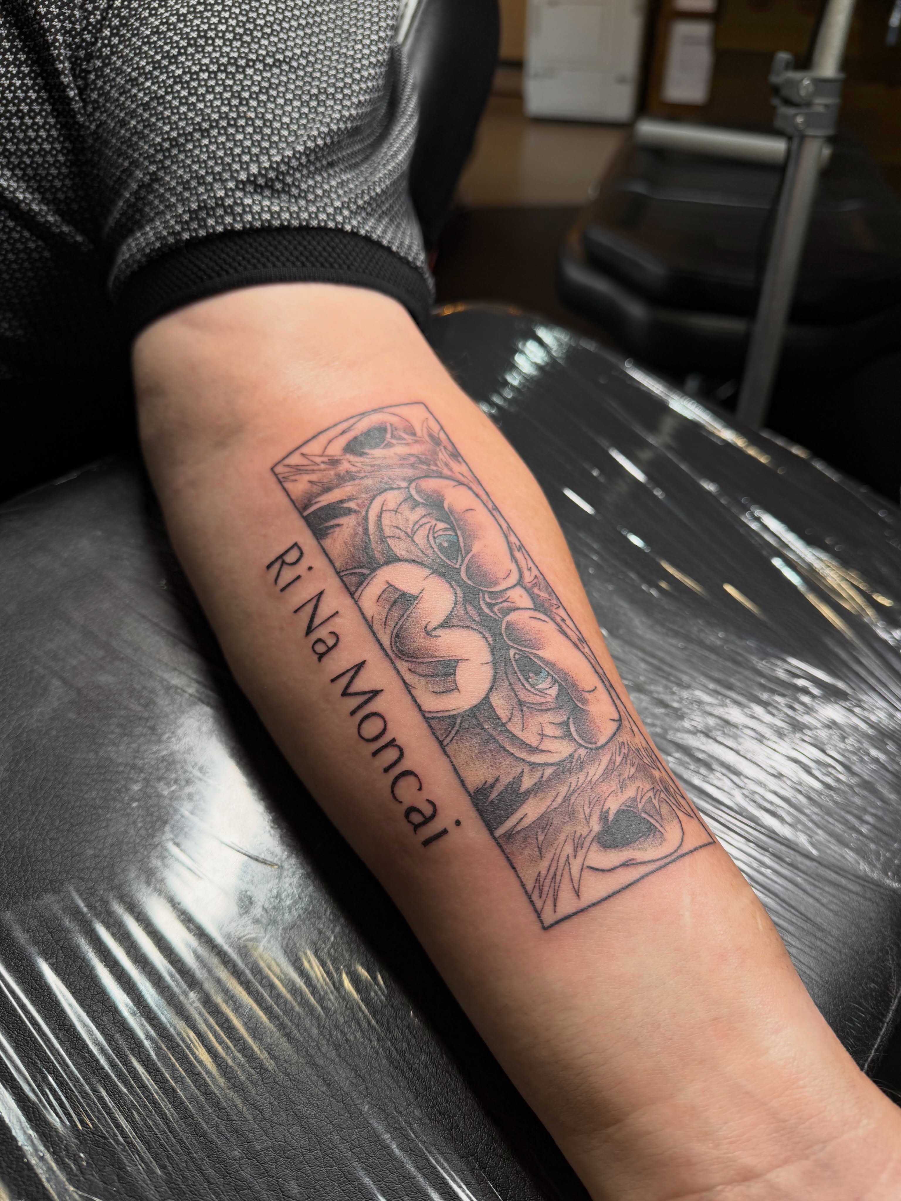Tattoo by @doingadraw — black_and_grey