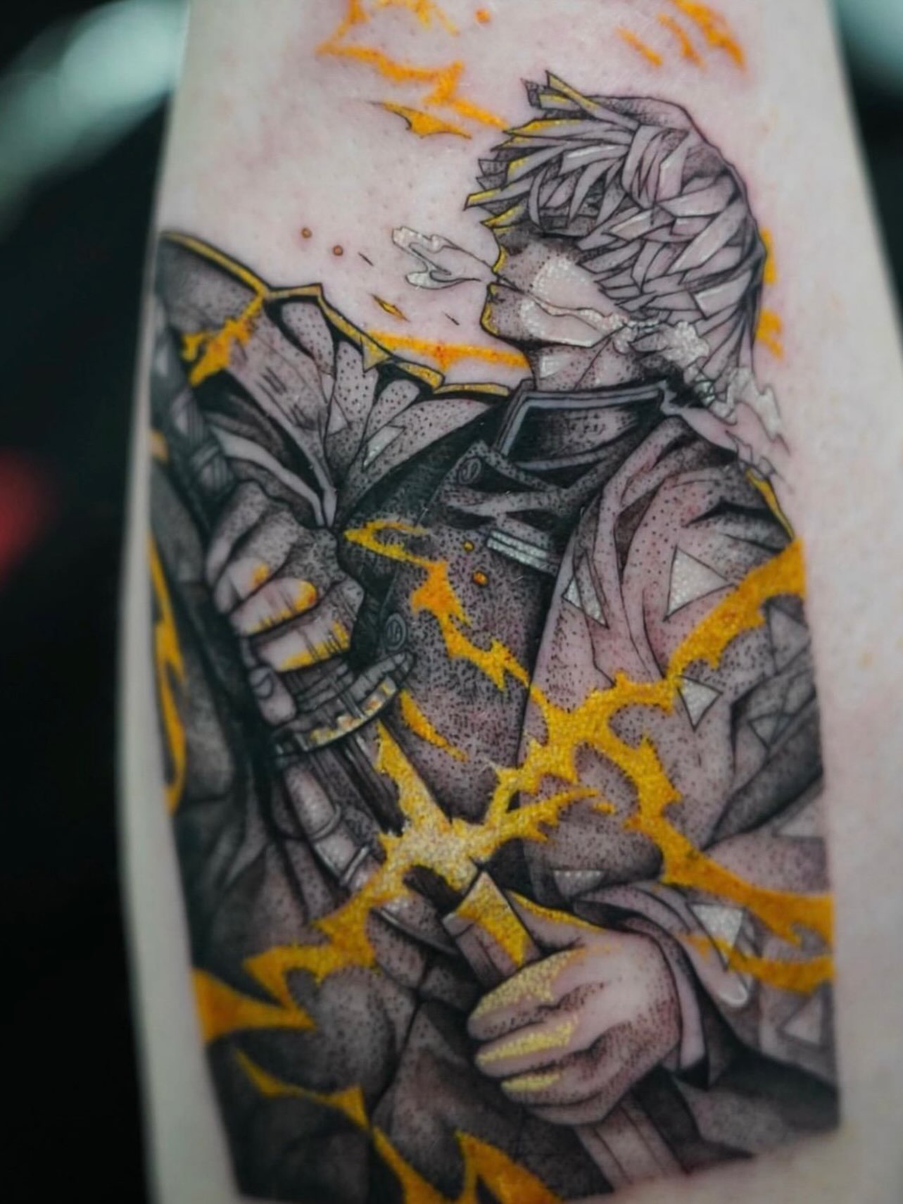 Tattoo by @chrisjtattoo — neo_traditional, dotwork