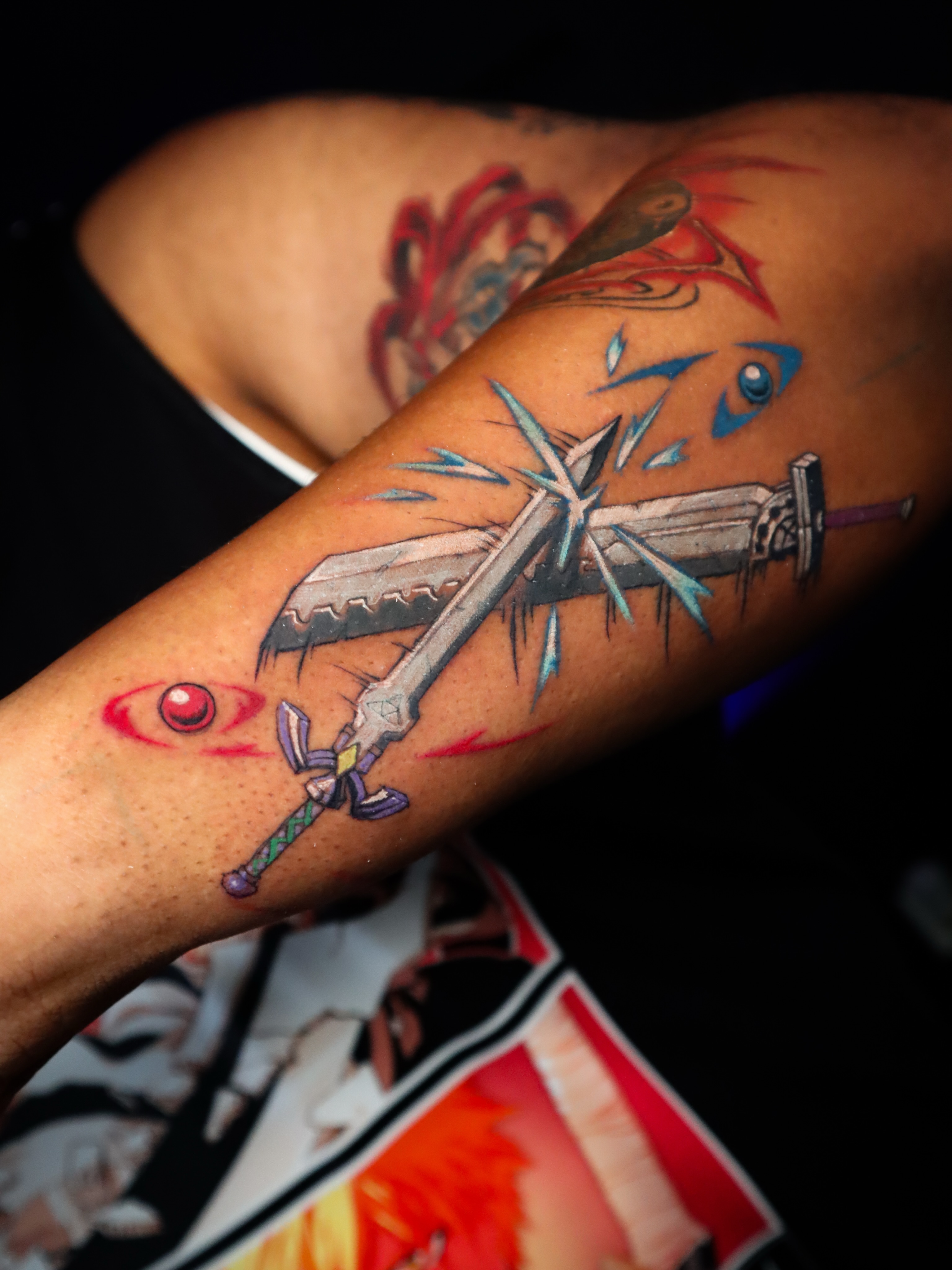 Tattoo by @jesusblones — anime