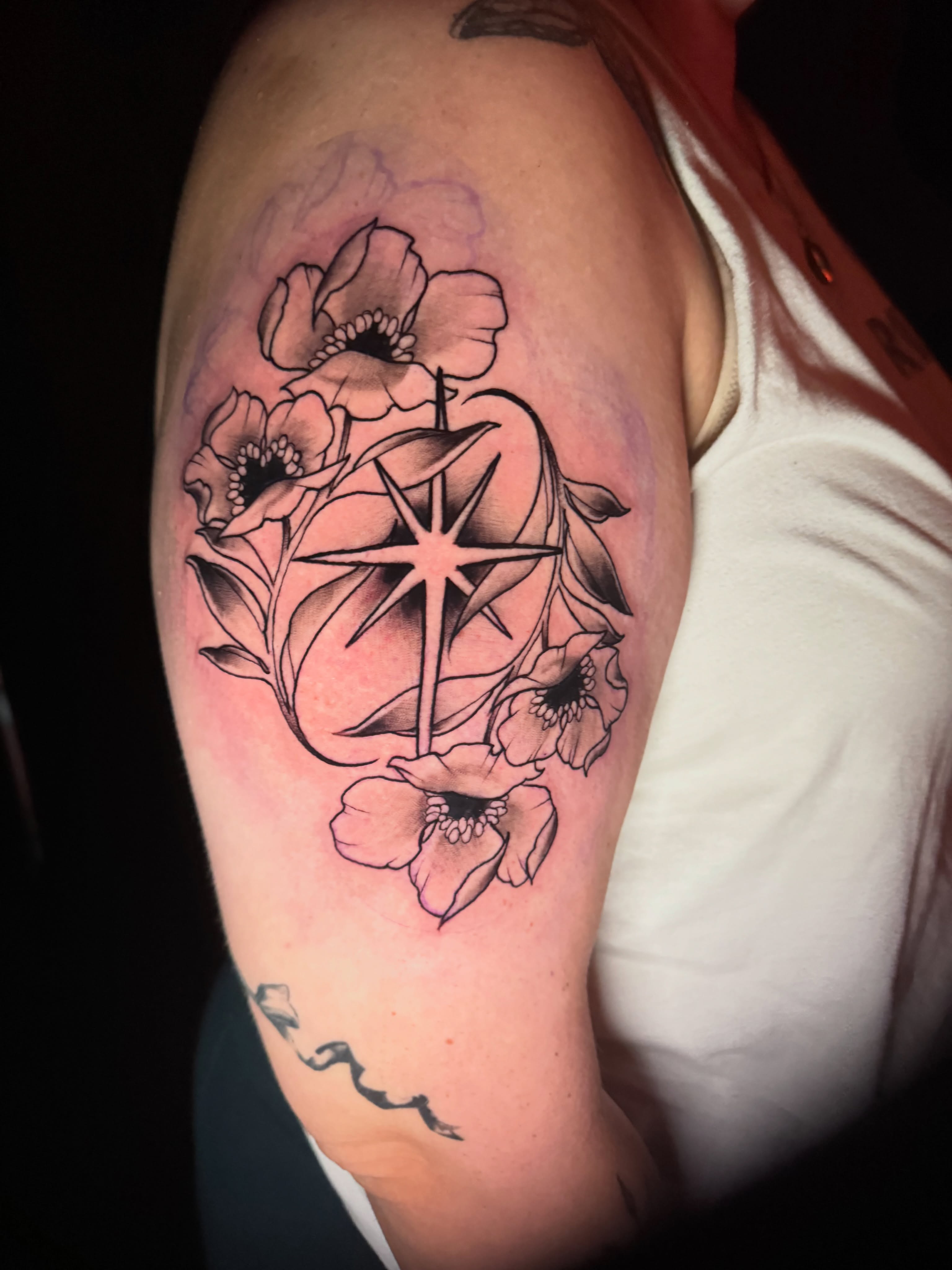 Tattoo by @tori_barkus — black_and_grey