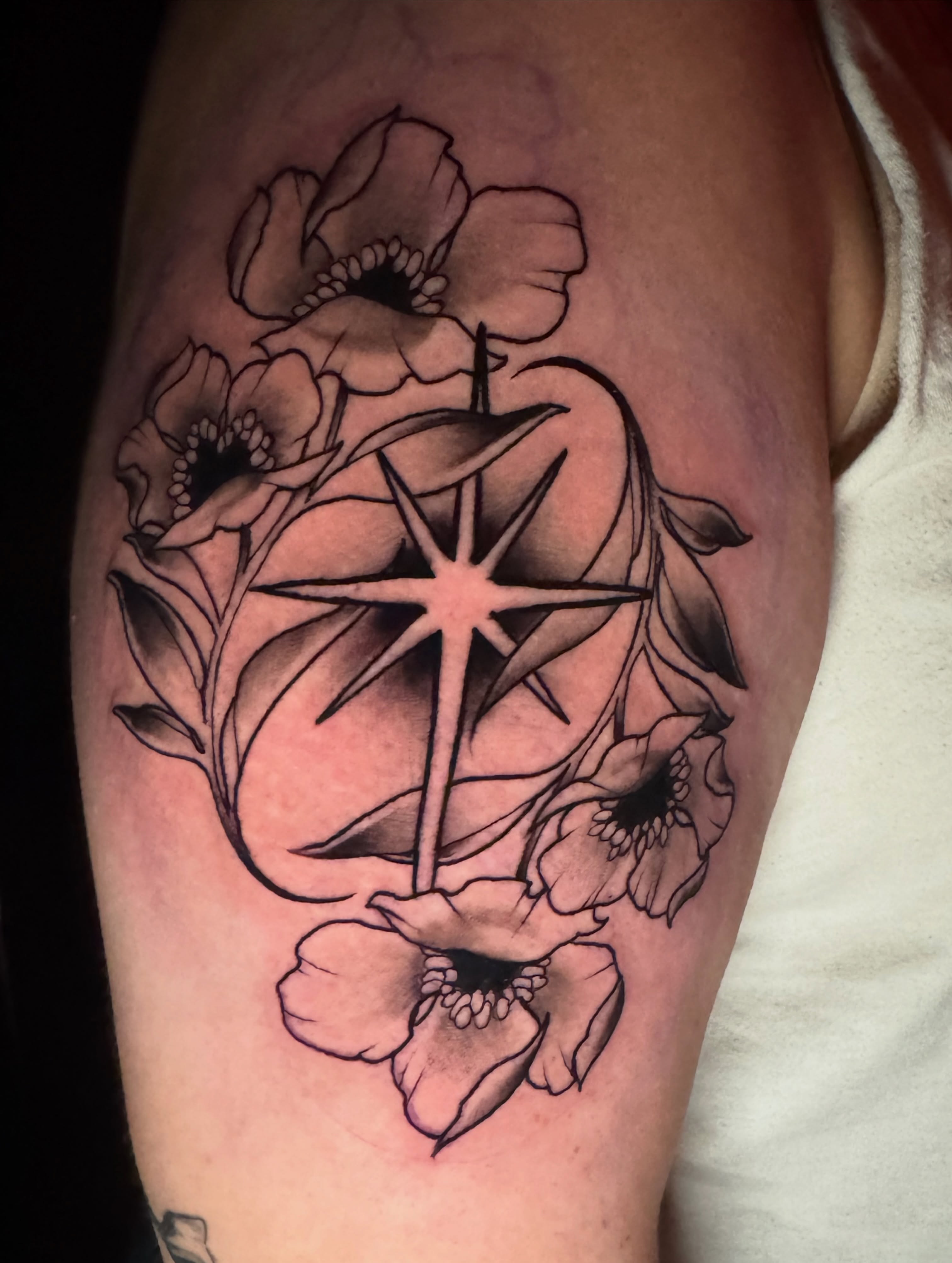 Tattoo by @tori_barkus — black_and_grey