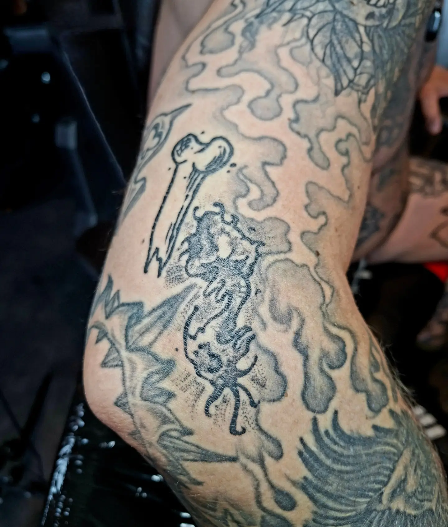 Tattoo by @gemthetattooedlady — dotwork