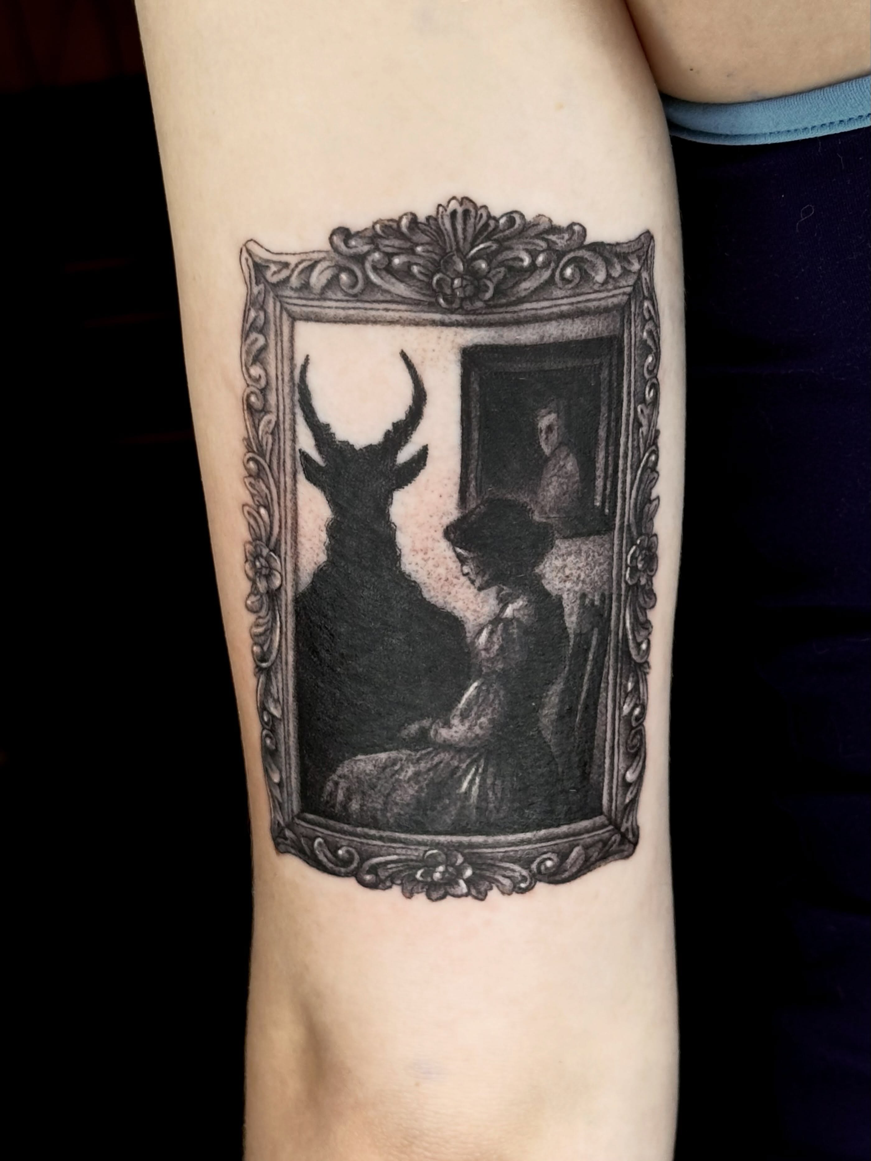 Tattoo by @lunatik_ttt — black_and_grey, realism