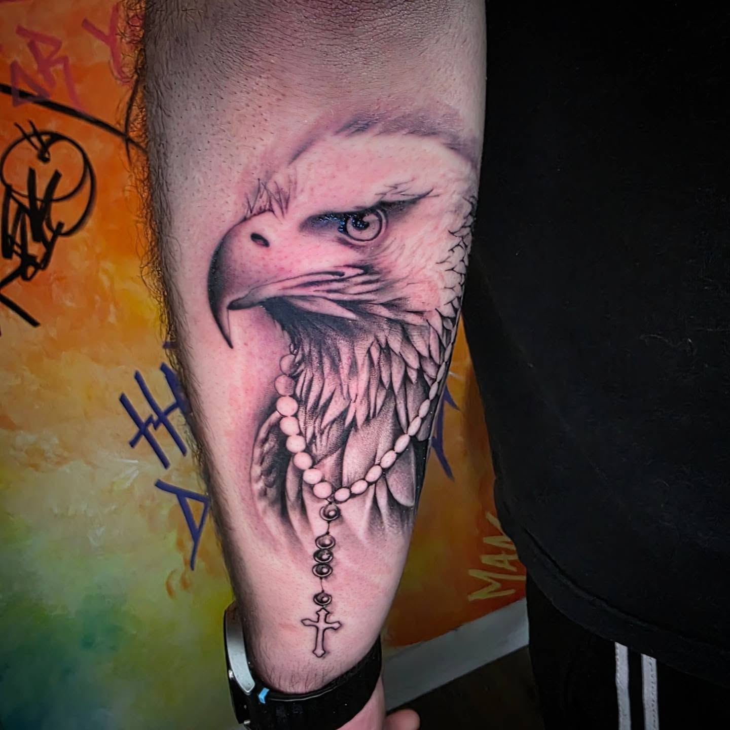 Tattoo by @matriix.ink.tattoos — realism, black_and_grey