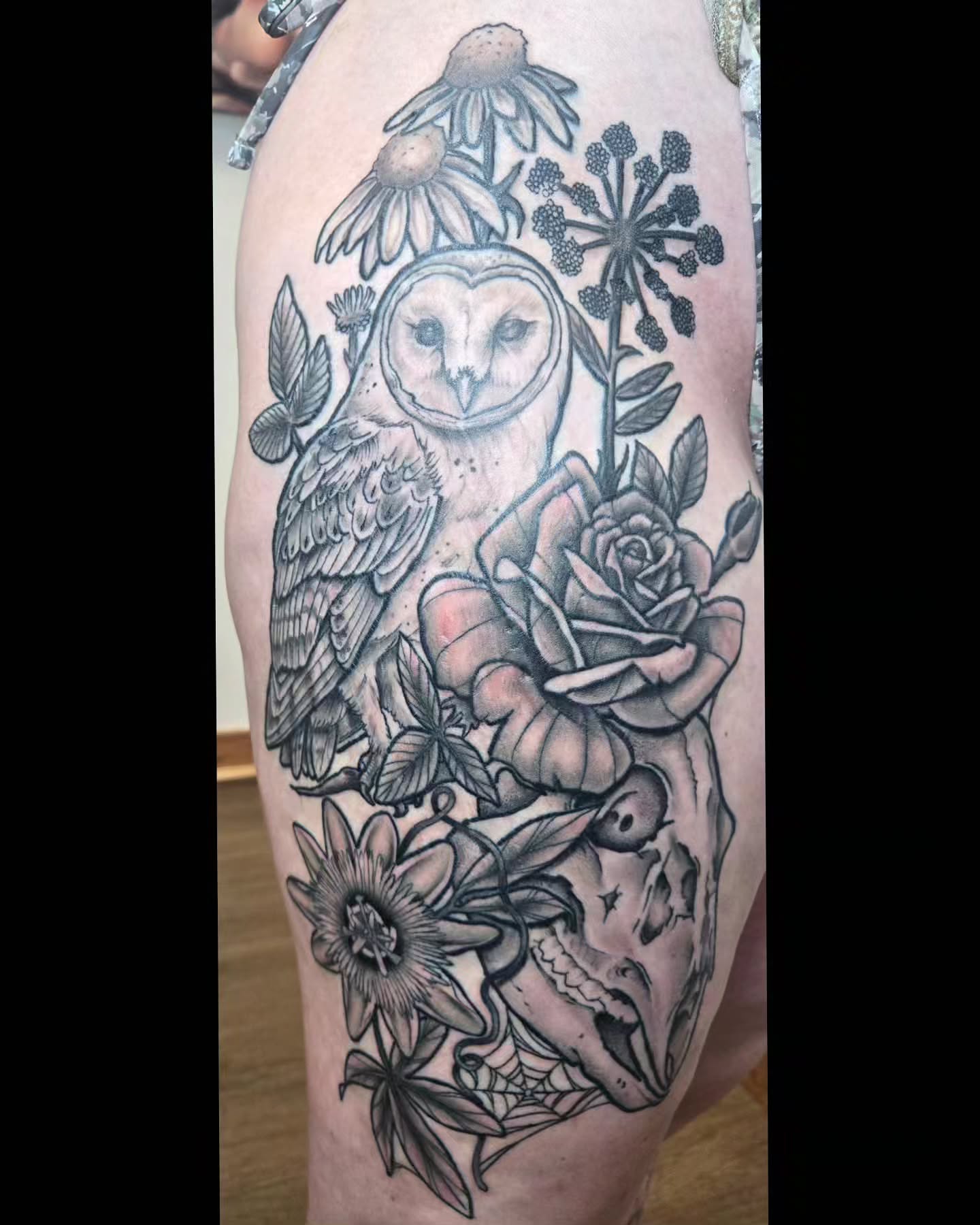 Tattoo by @beardsley_tattoos — black_and_grey, realism