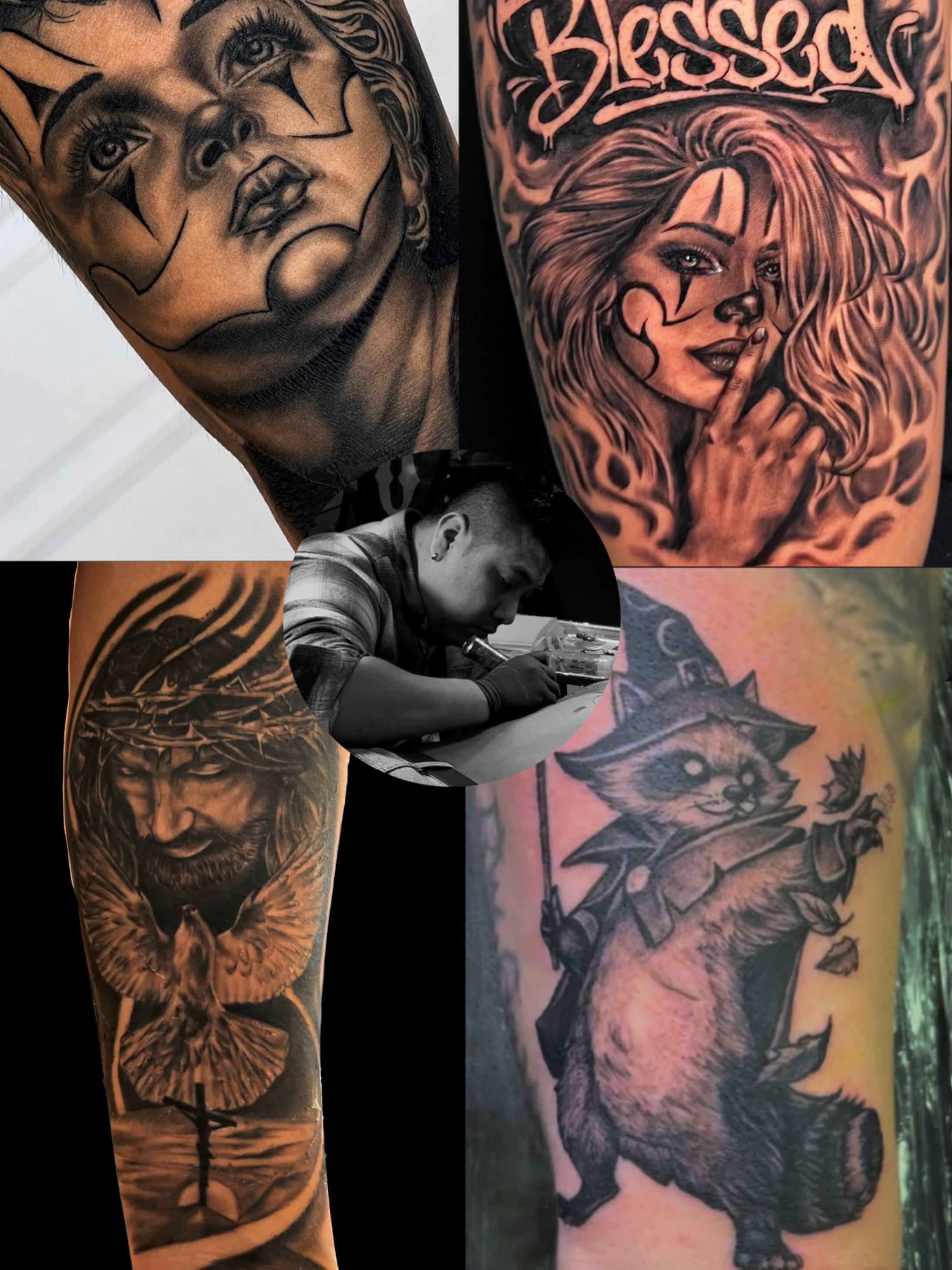 Tattoo by @tattoos_by_gibran โ black_and_grey, realism