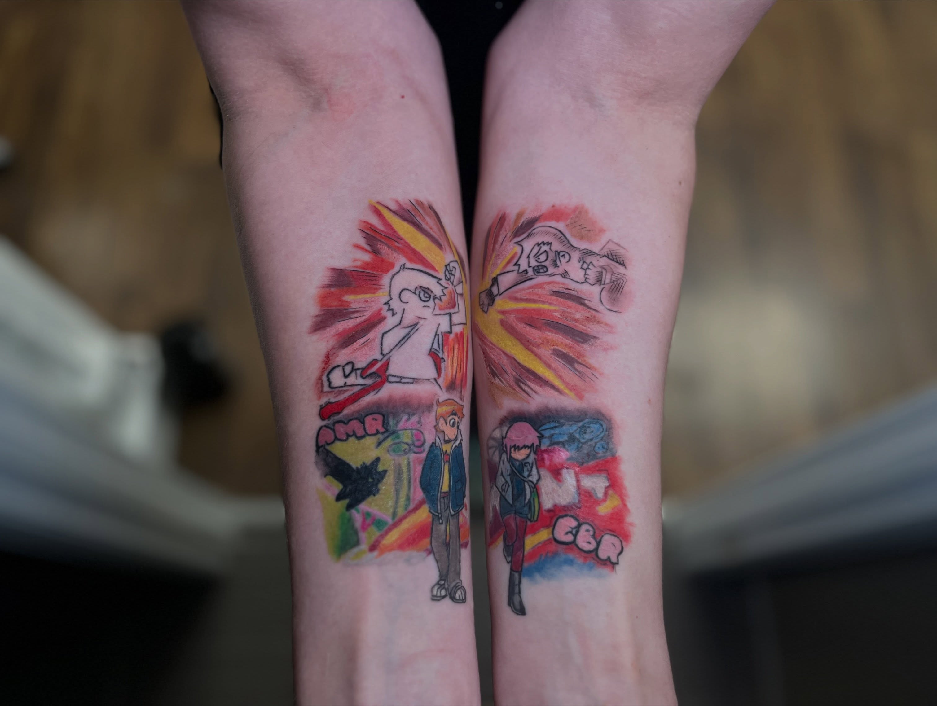Tattoo by @ktronink — anime