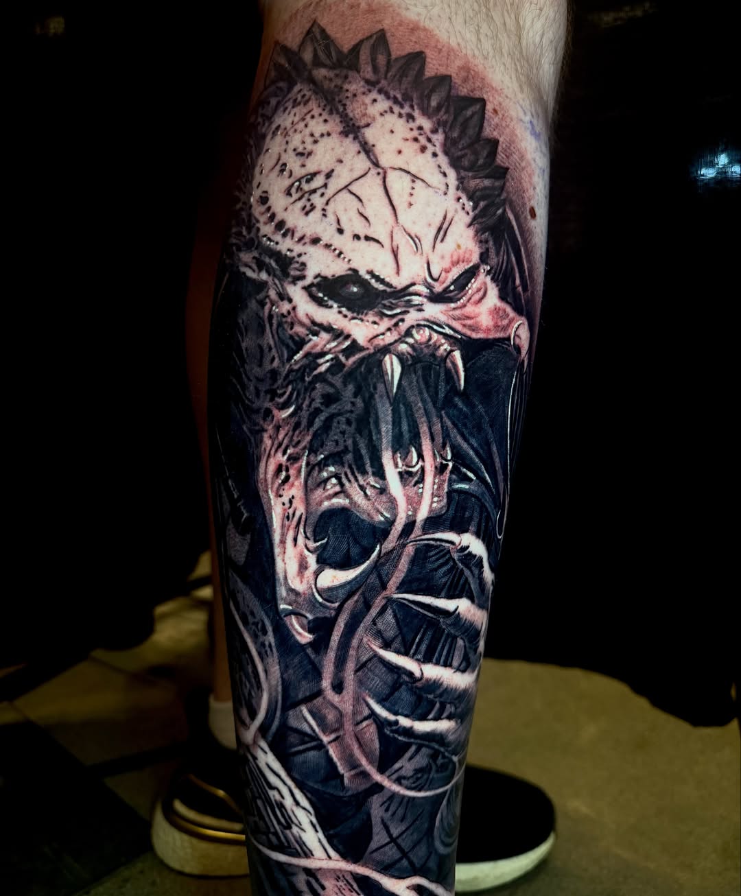 Tattoo by @tat2one — realism, dark_realism
