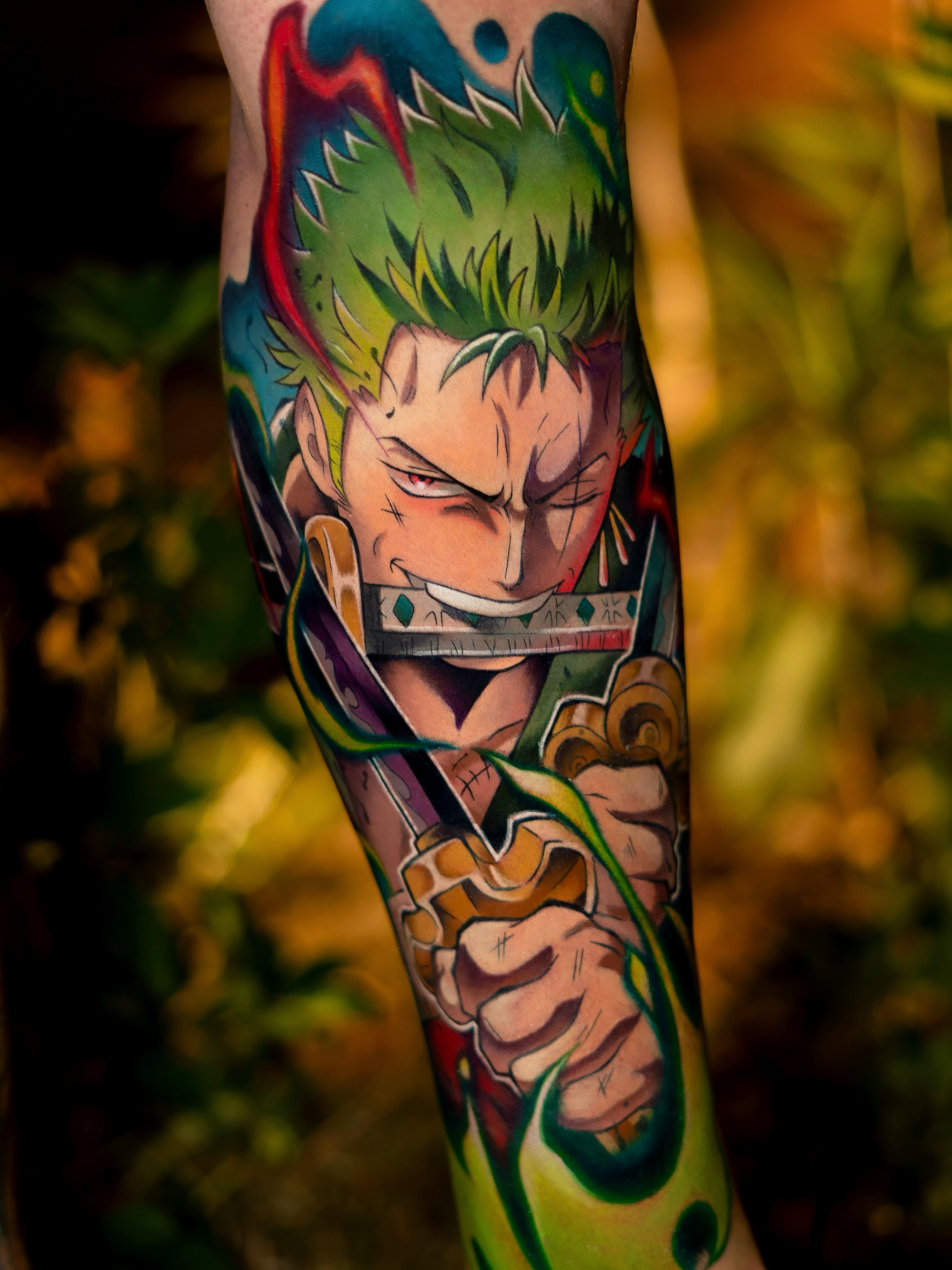 Tattoo by @ale.rivz — anime
