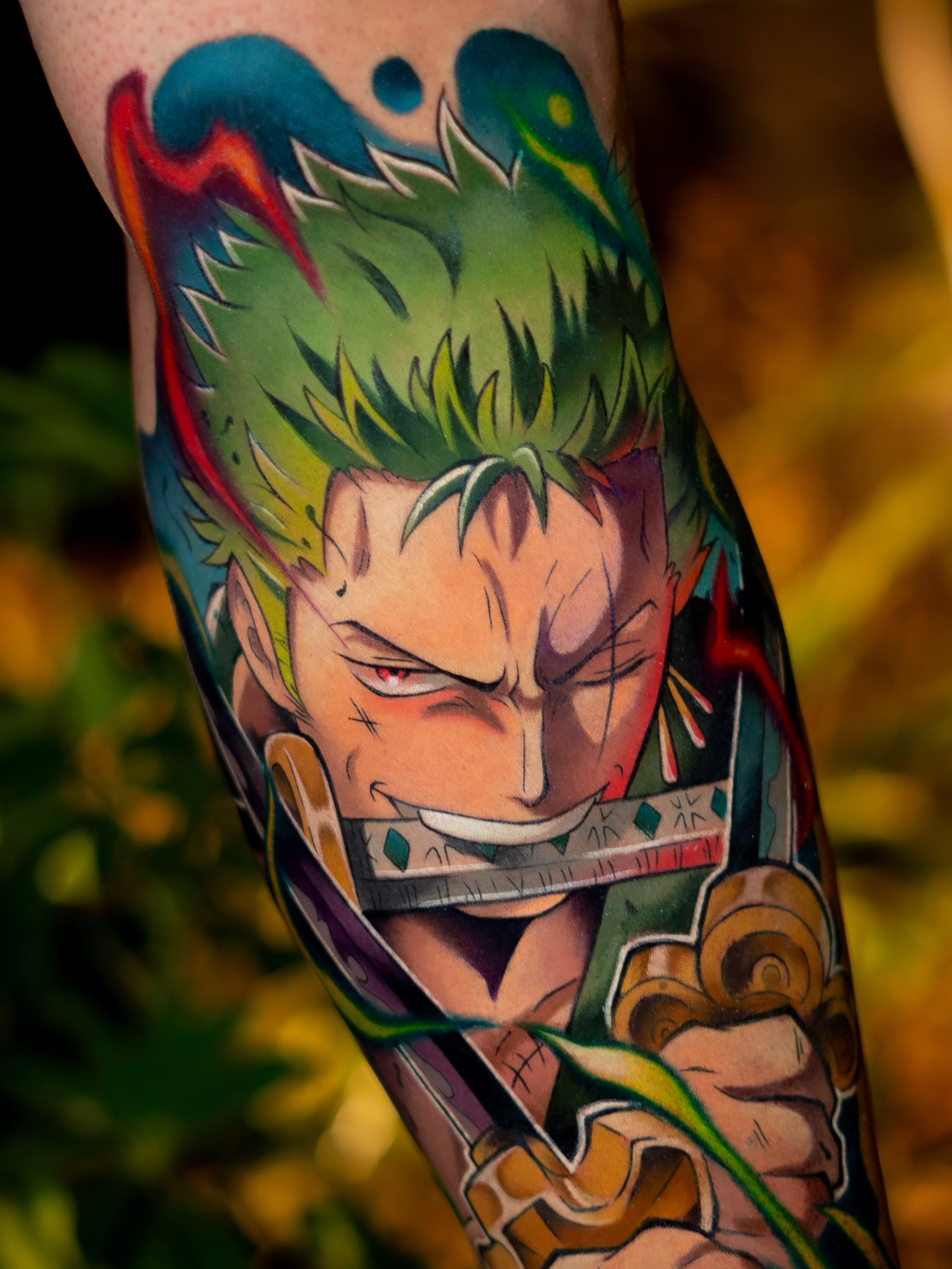 Tattoo by @ale.rivz — anime