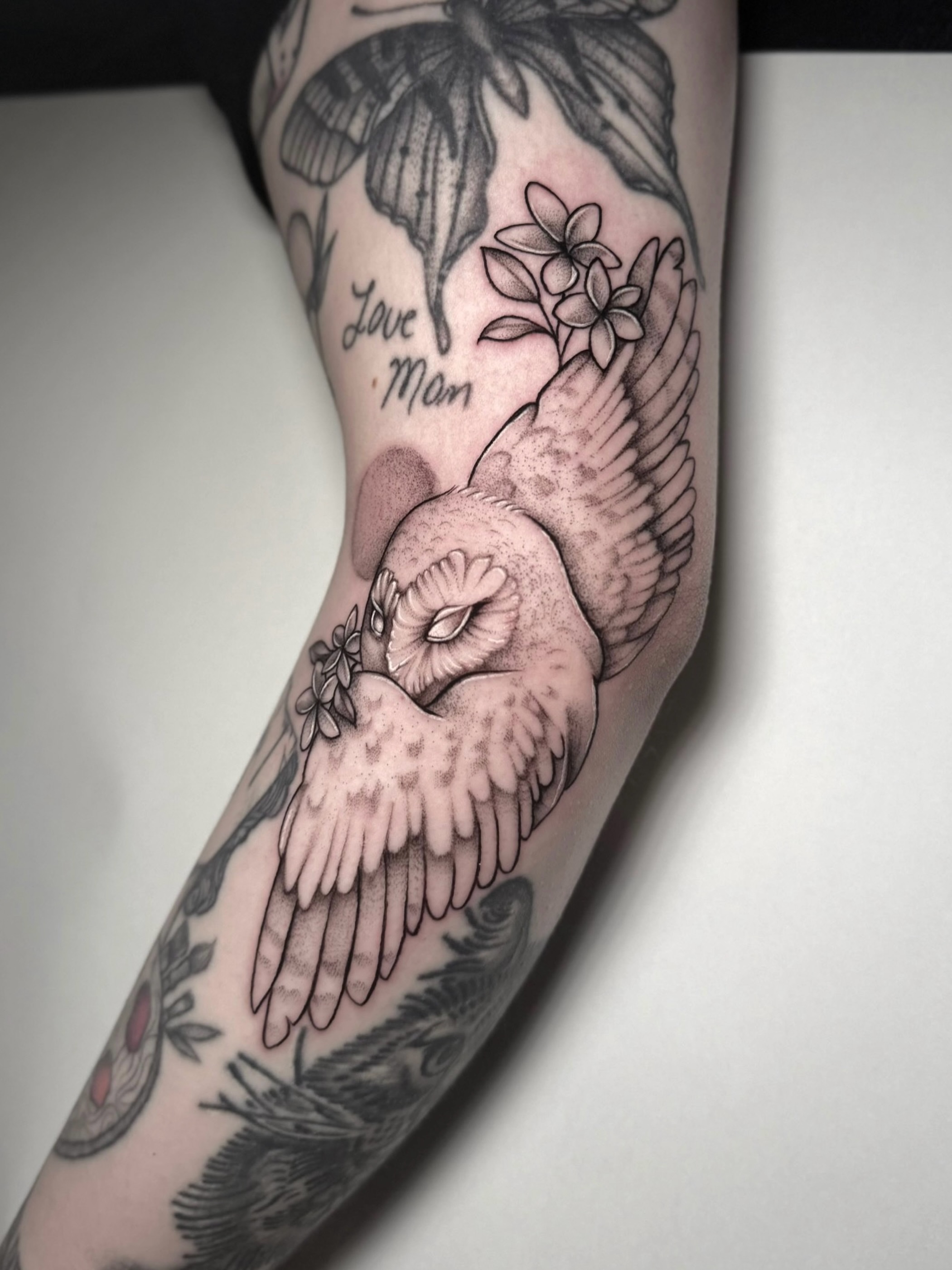 Tattoo by @kys_ink — black_and_grey