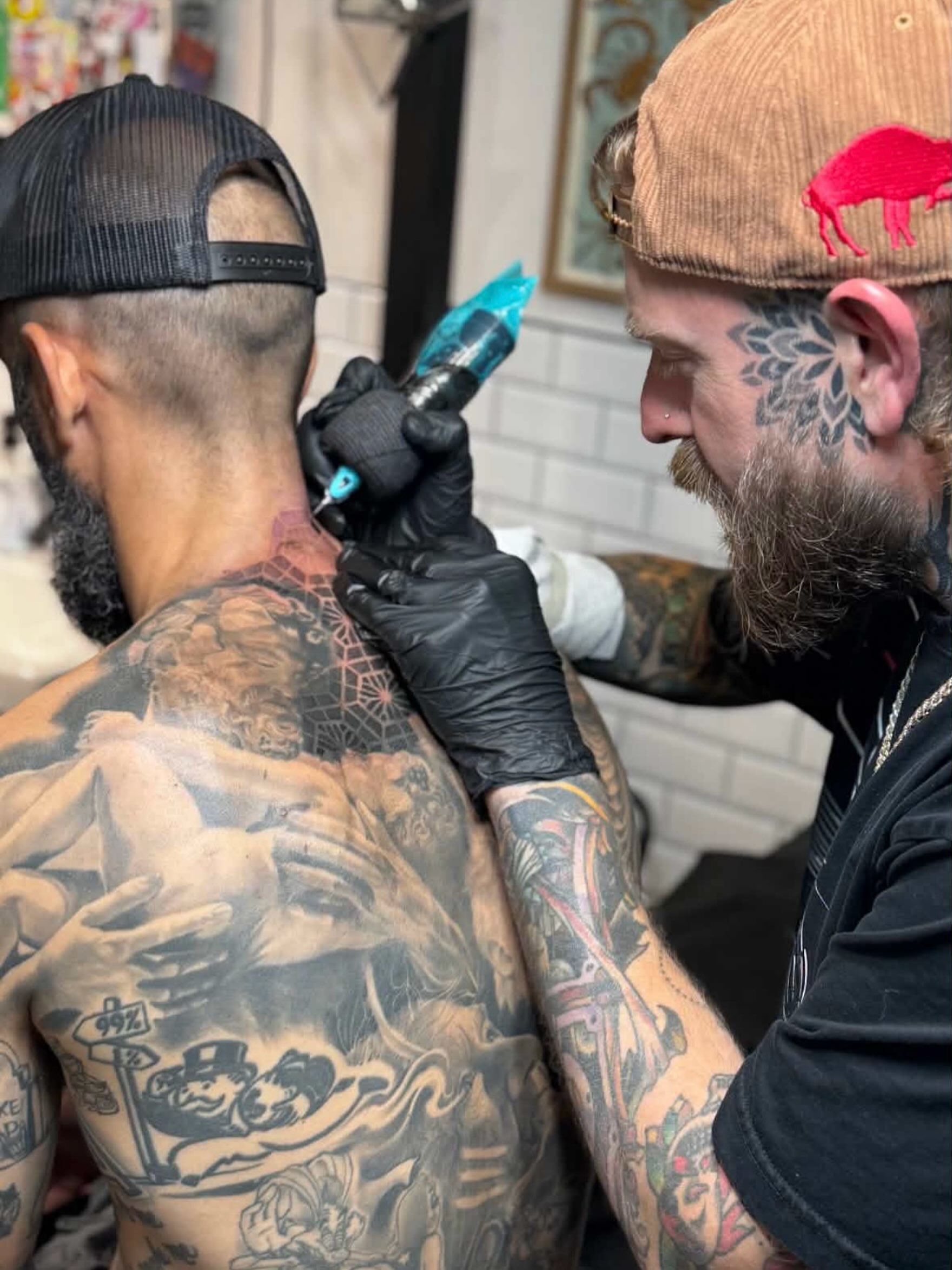 Tattoo by @kevinjohnson_143 — black_and_grey