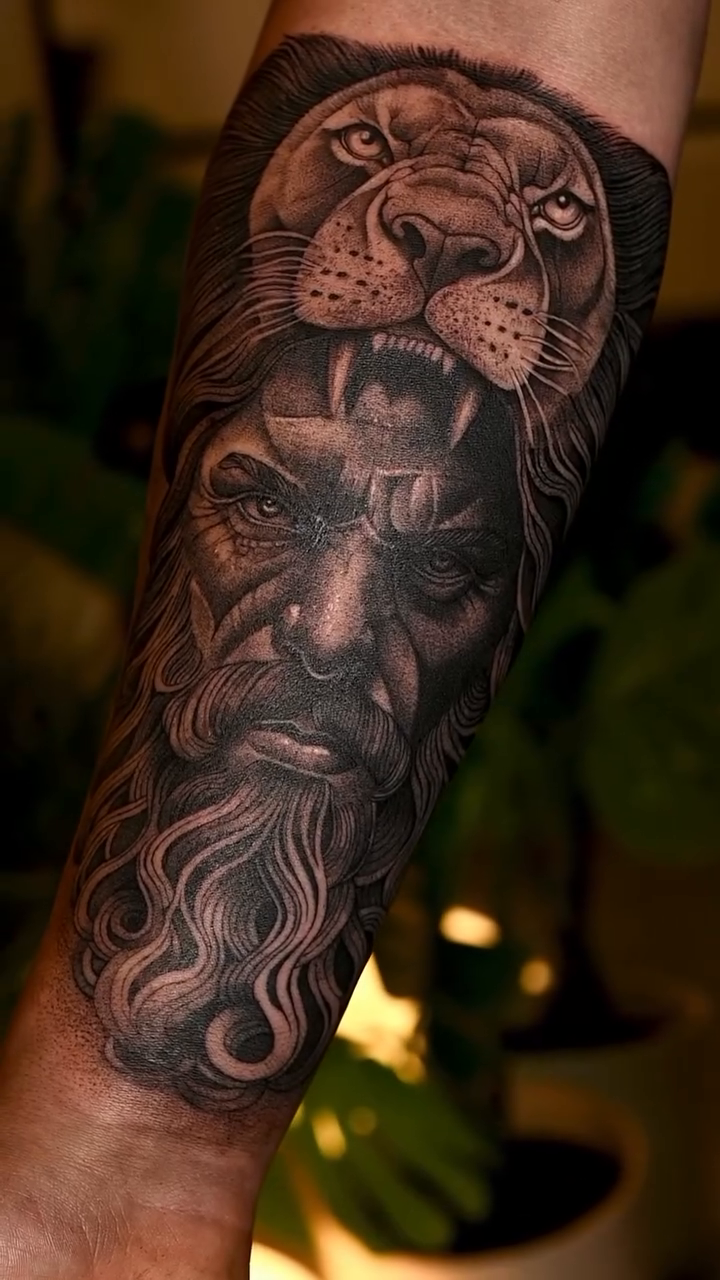 Tattoo by @guritattedyou — realism, black_and_grey
