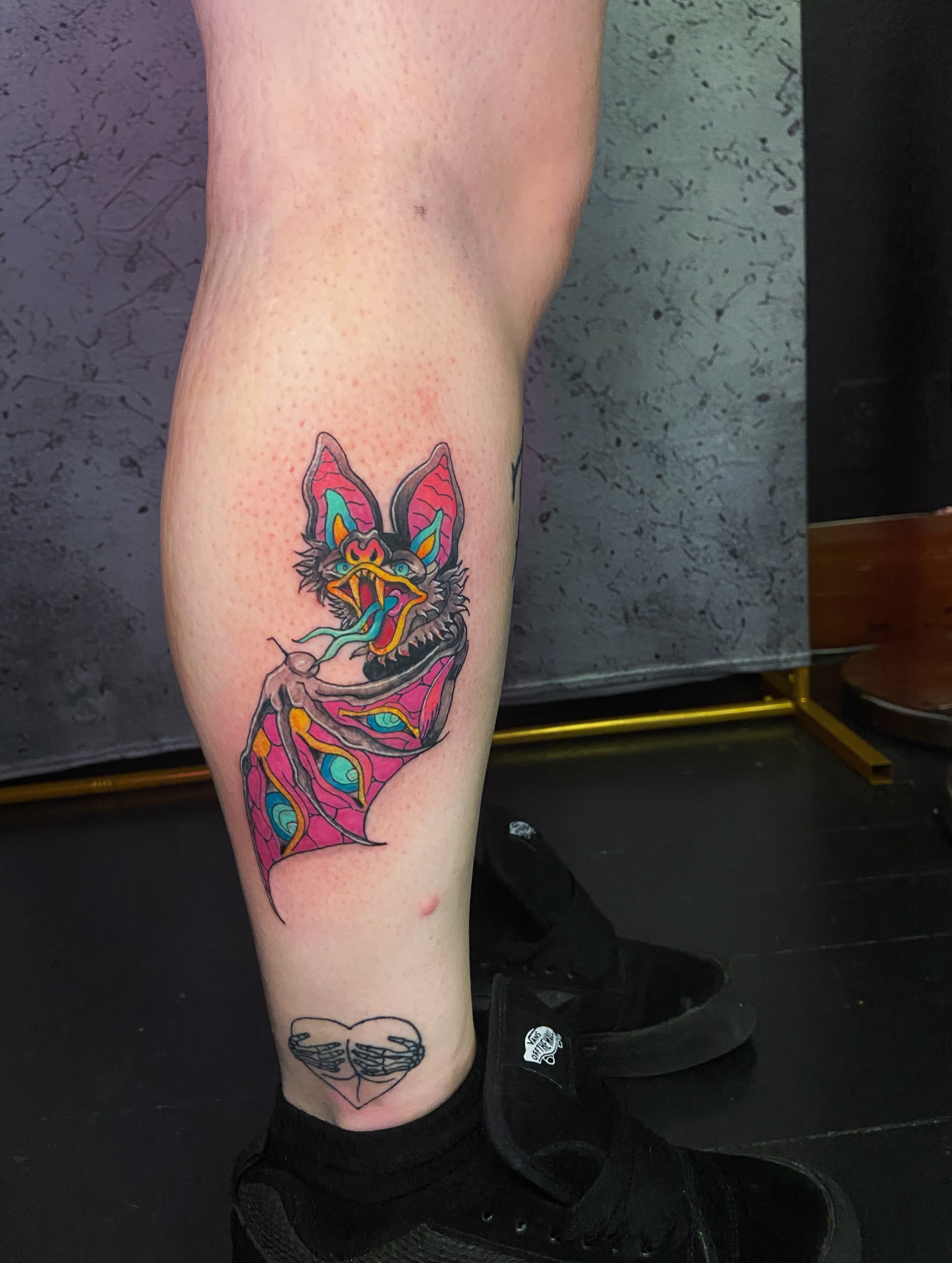 Tattoo by @tinyterrorink — geometric, illustrative