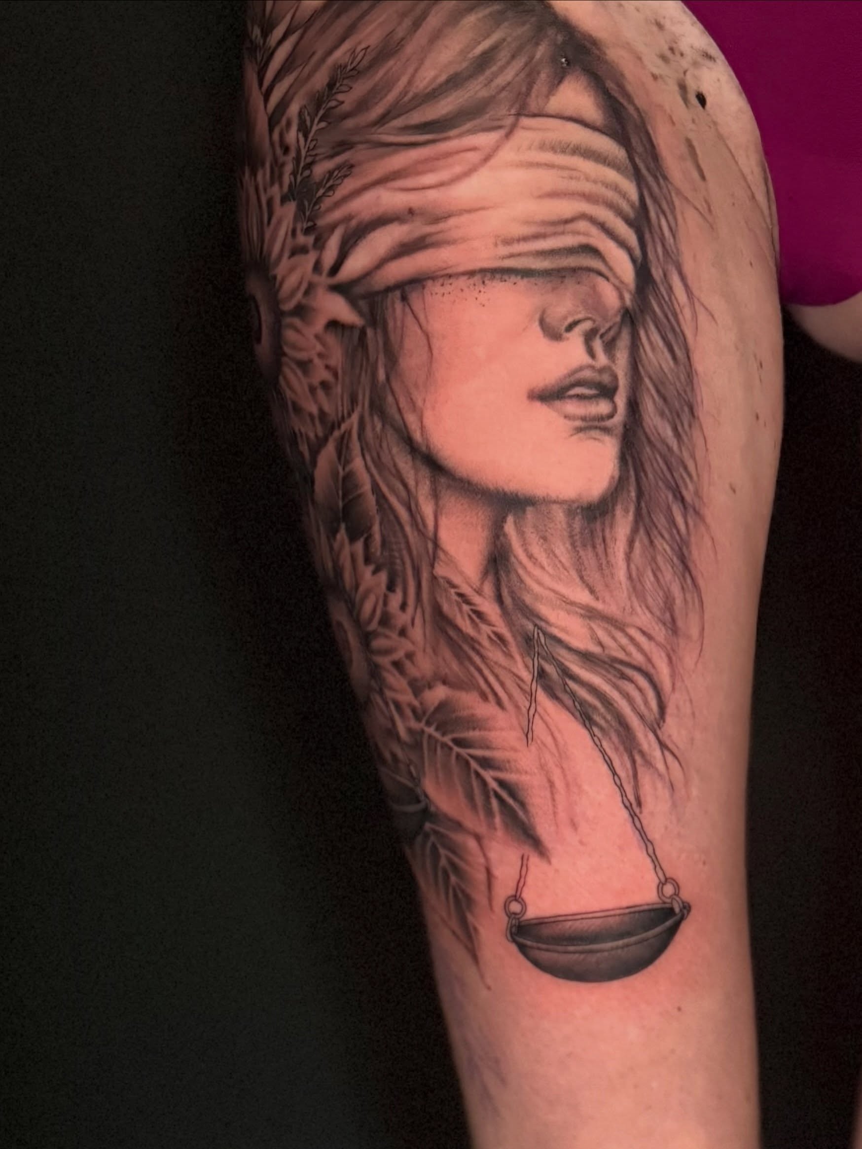 Tattoo by @vkilamb_studiotattoo — realism, black_and_grey