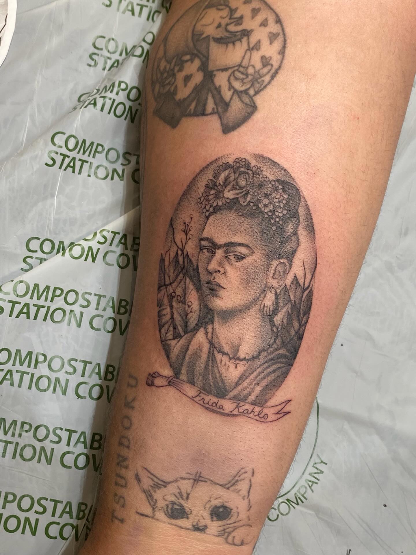 Tattoo by @rubytiiger — black_and_grey, realism