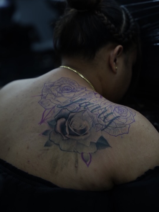 Tattoo by @chris_tattoo87 β black_and_grey
