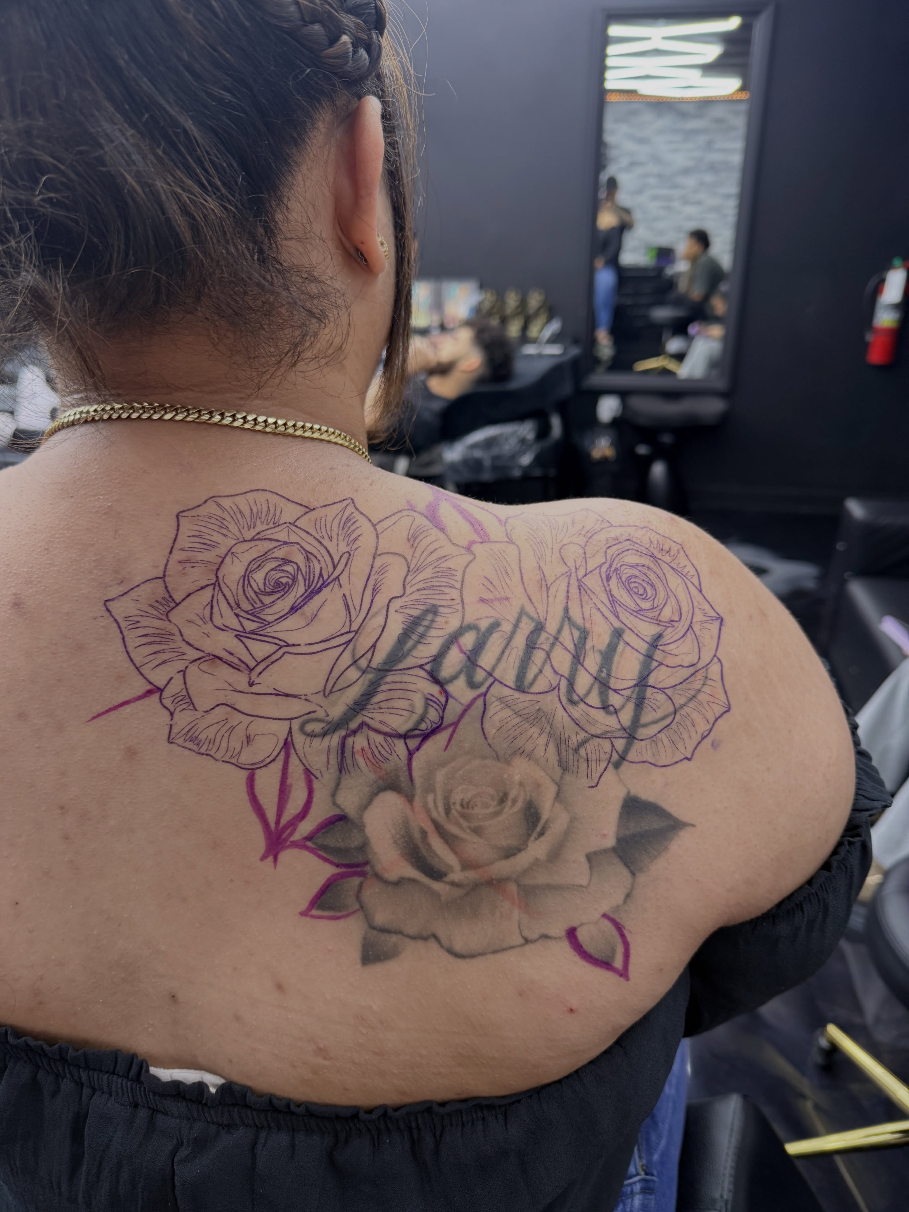 Tattoo by @chris_tattoo87 β black_and_grey