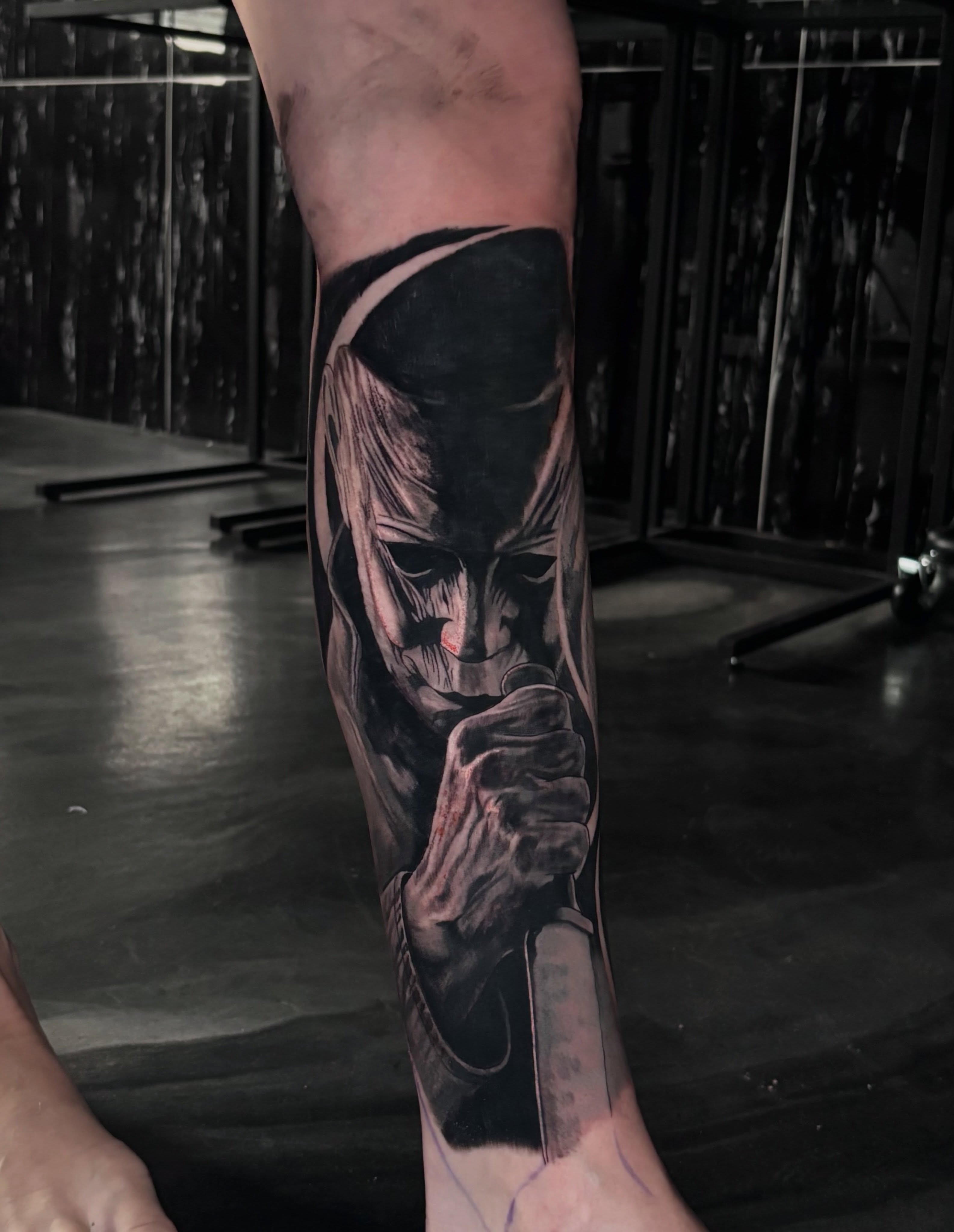 Tattoo by @chrislawtattoos — realism, dark_realism