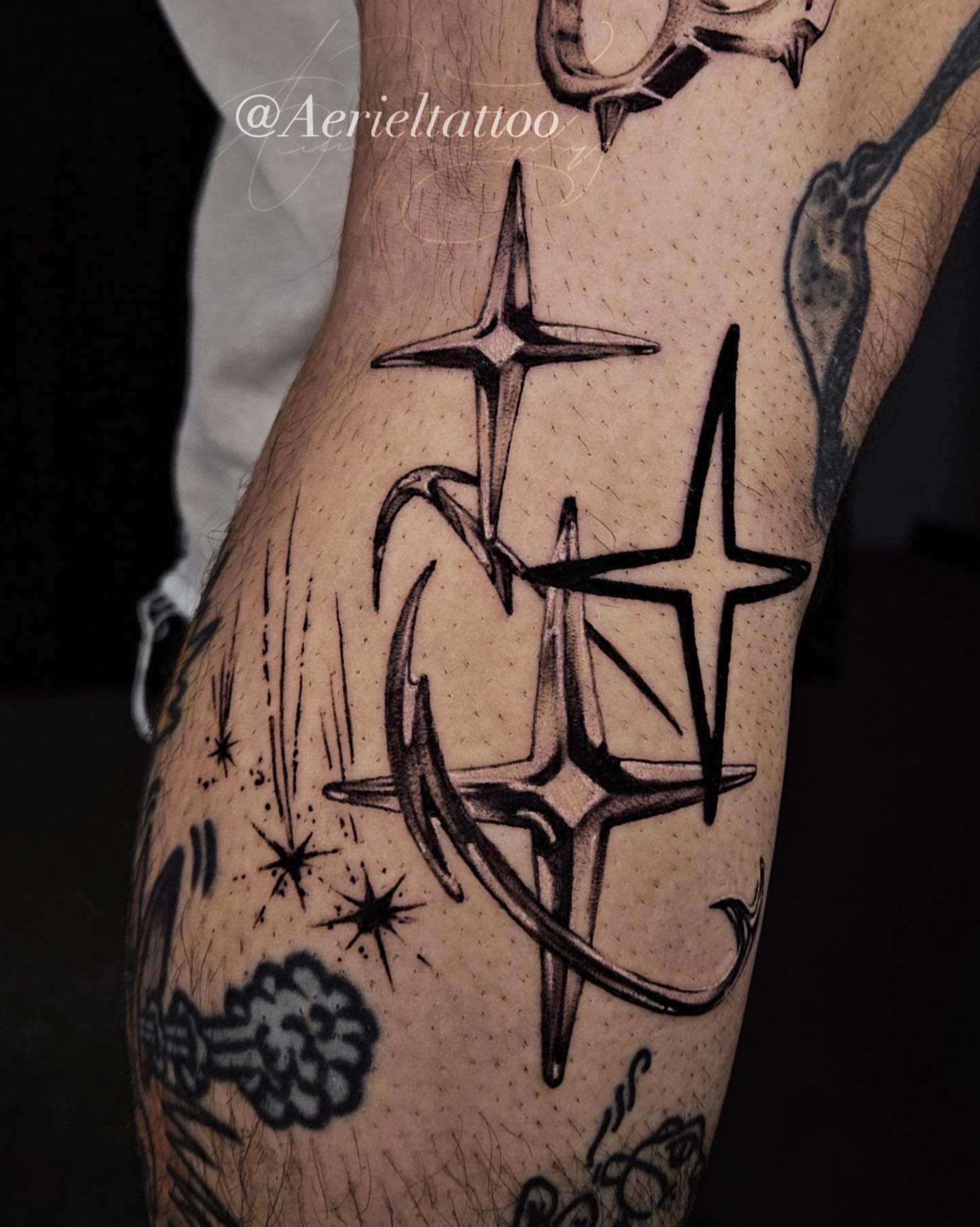 Tattoo by @aerieltattoo — black_and_grey