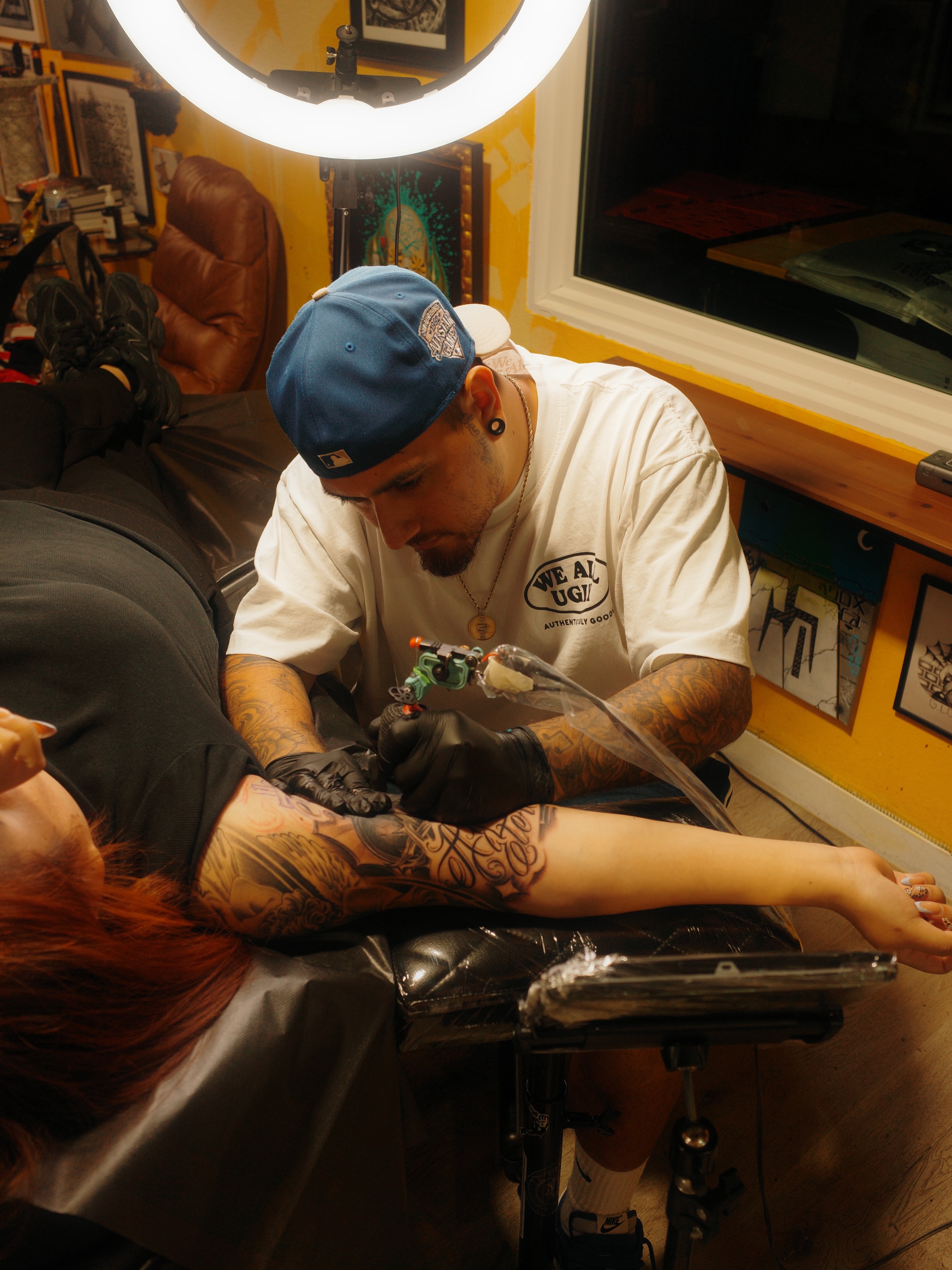 Tree American traditional tattoo on the forearm by San Diego Tattoo Artist