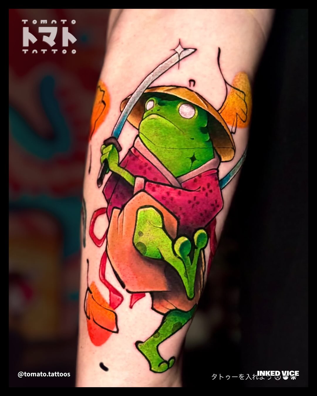 Tattoo by @tomato.tattoos — new_school, anime
