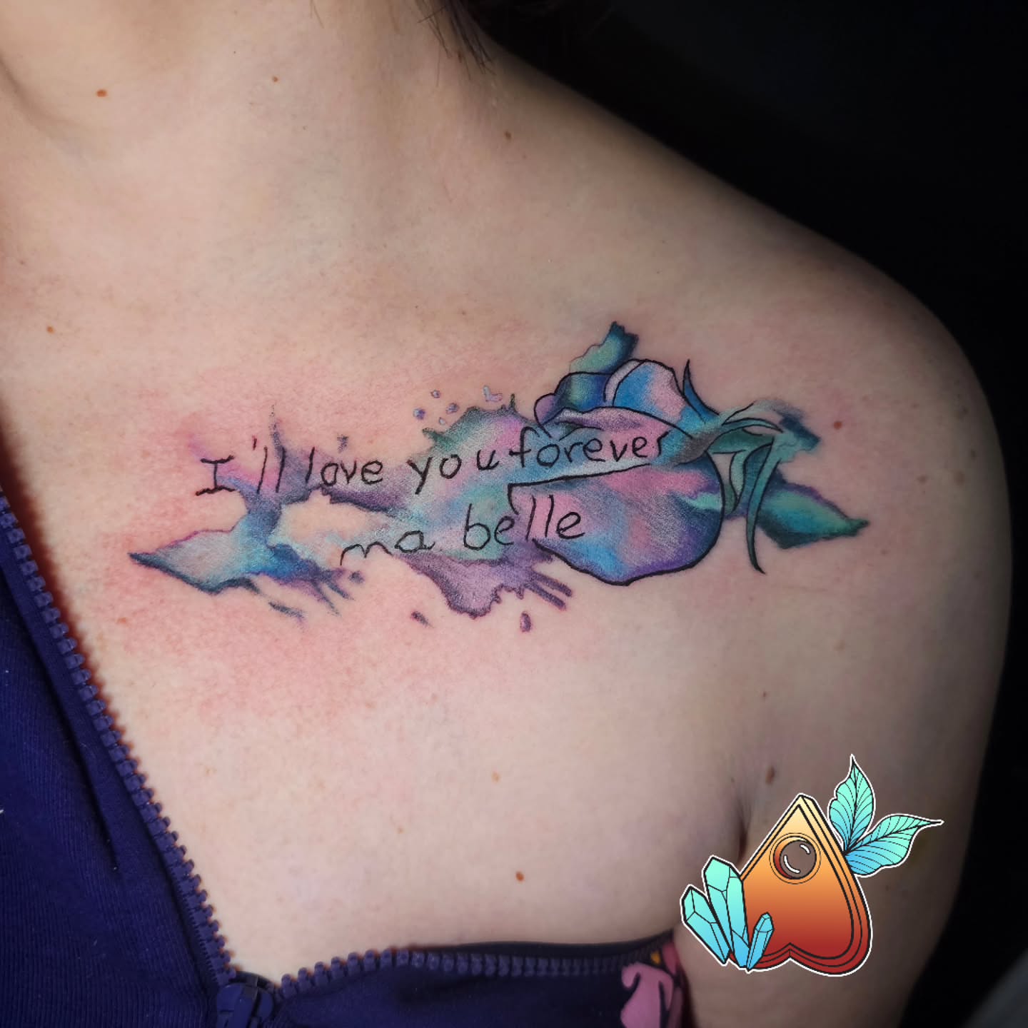 Tattoo by @skinartj — watercolor