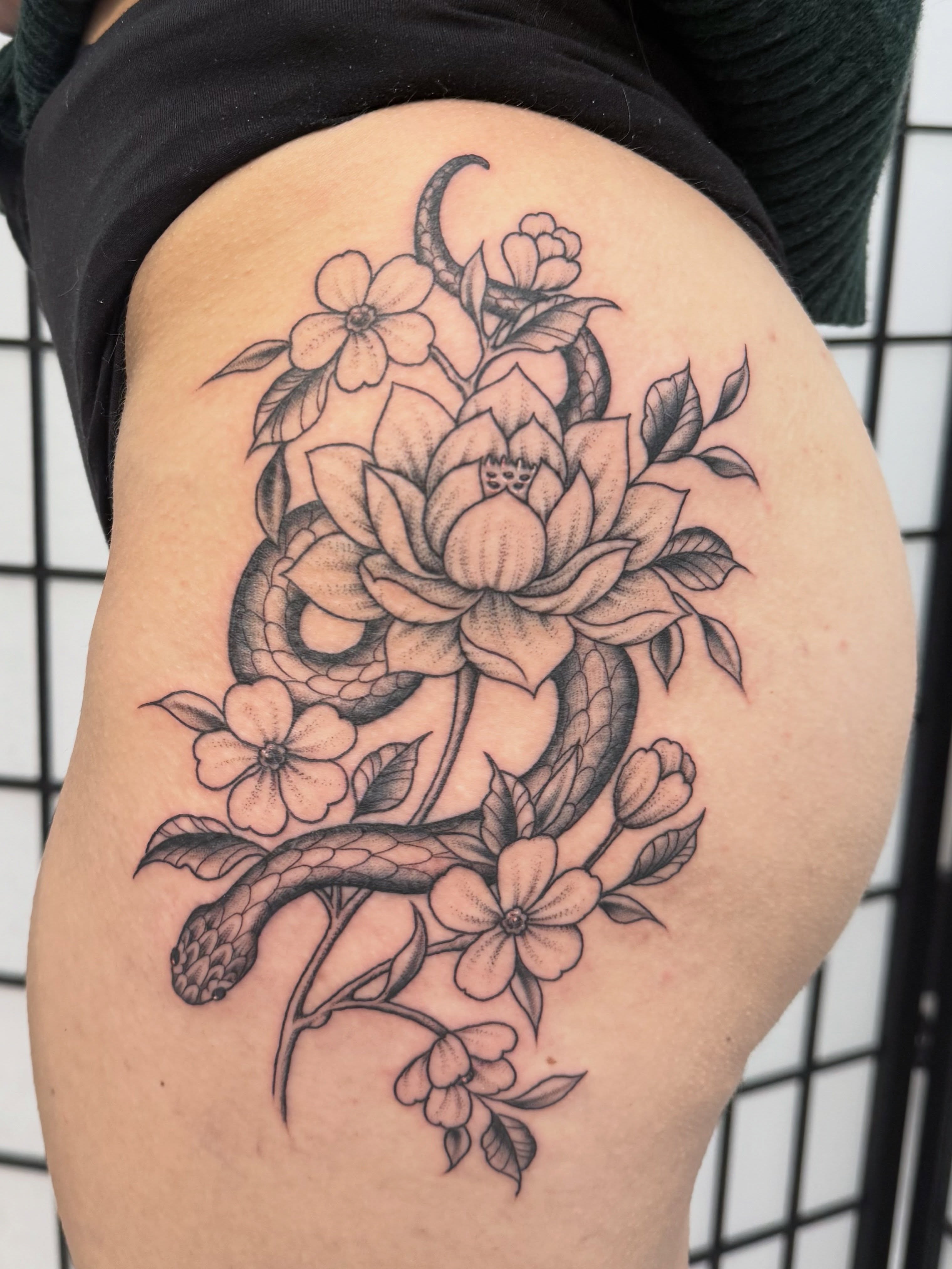 Tattoo by @blackworkboston — black_and_grey, realism