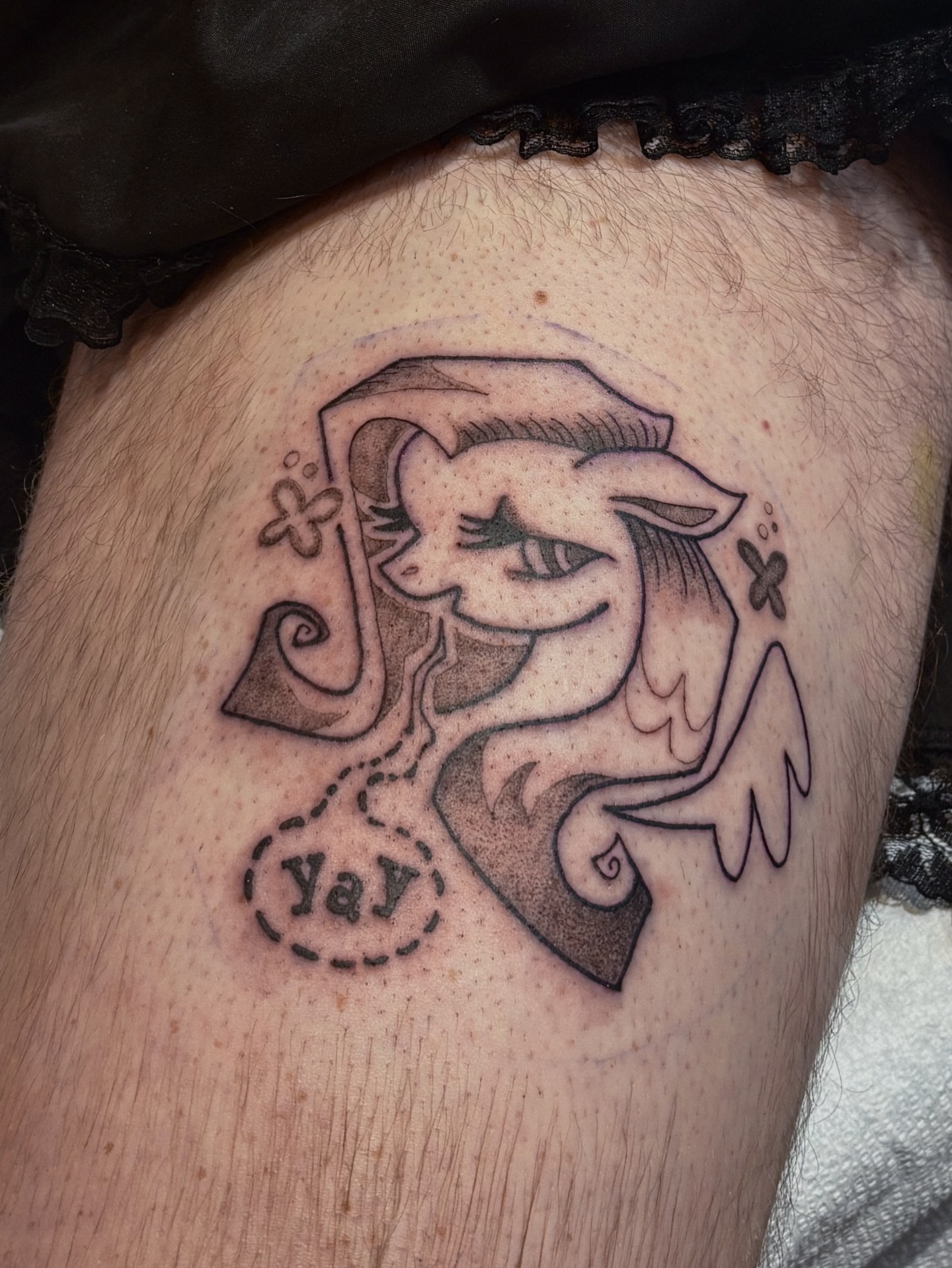Tattoo by @smellsrotten — black_and_grey
