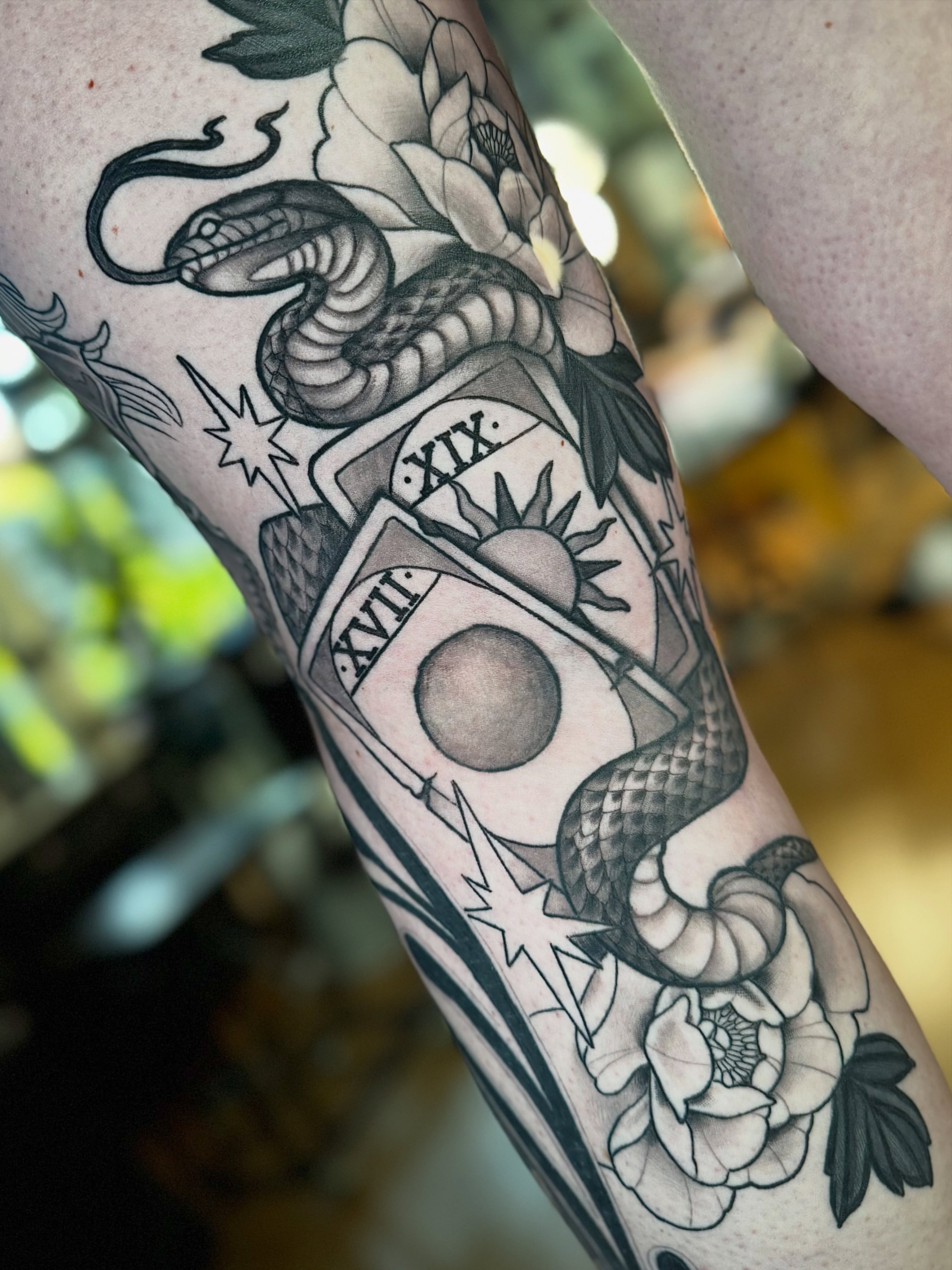Tattoo by @elliechaseart — american_traditional, black_and_grey