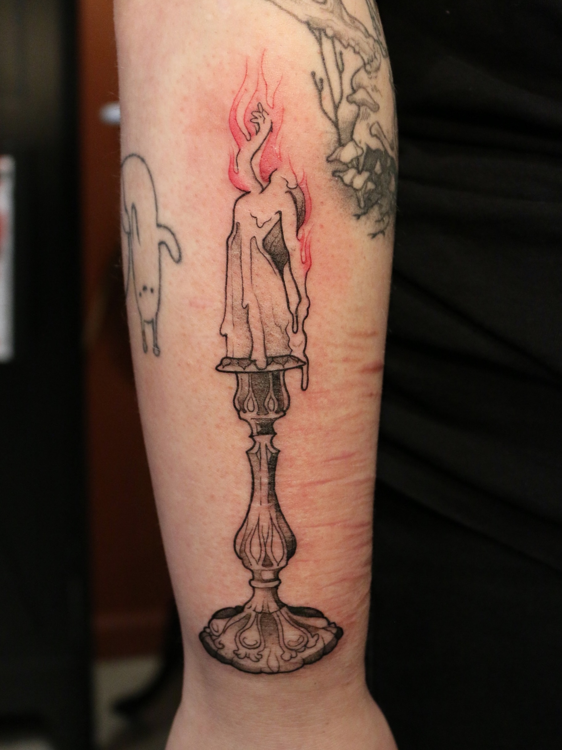 Tattoo by @summerbee_tattoo — black_and_grey