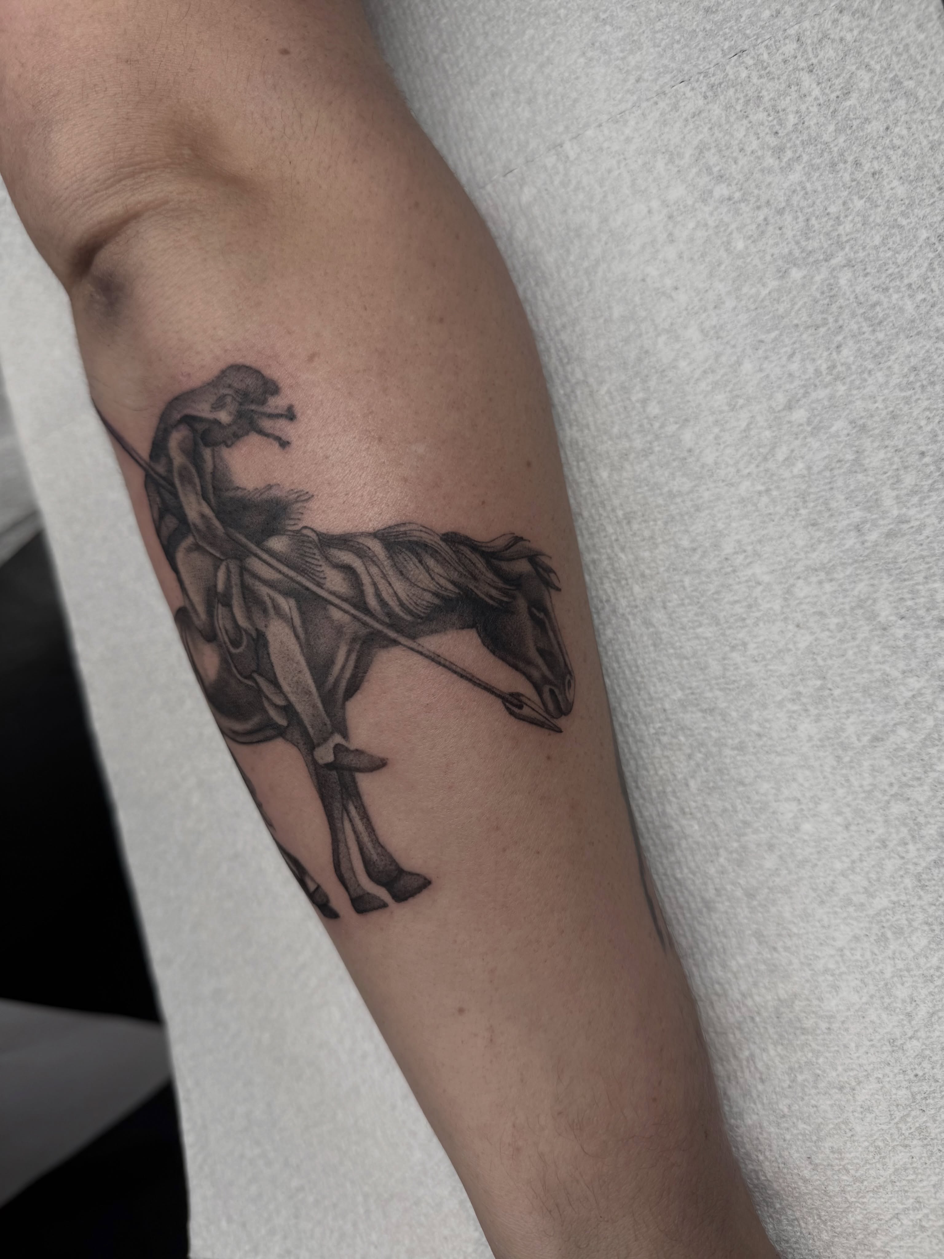 Tattoo by @joe_webbytattoos — black_and_grey