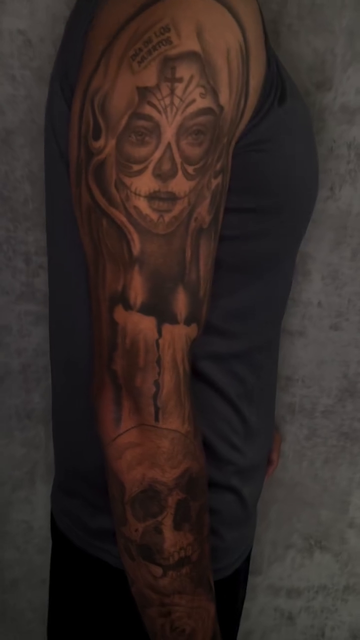 Tattoo by @chiptatt00s — dark_realism, black_and_grey