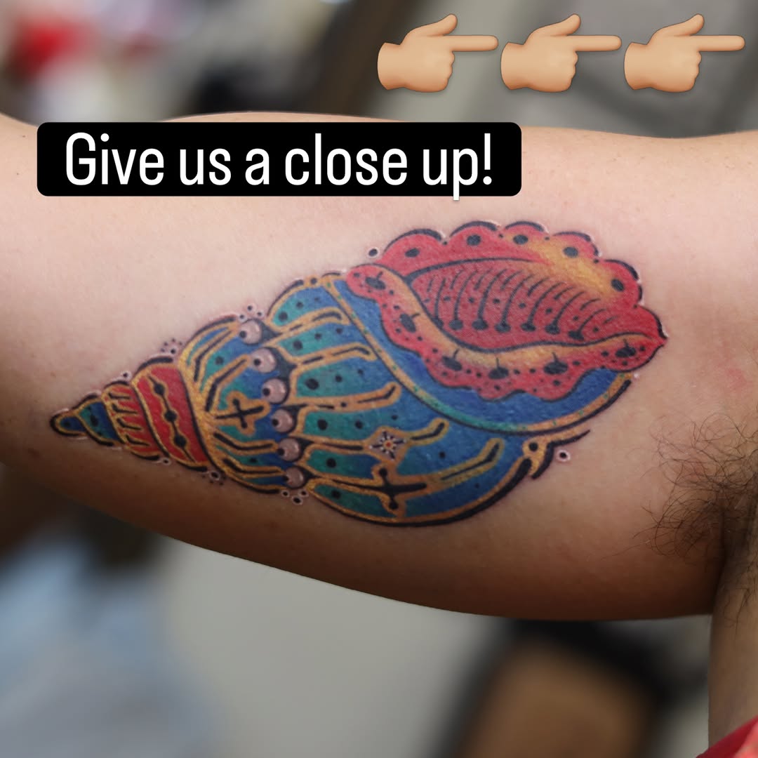 Tattoo by @ortiztattoos — dotwork