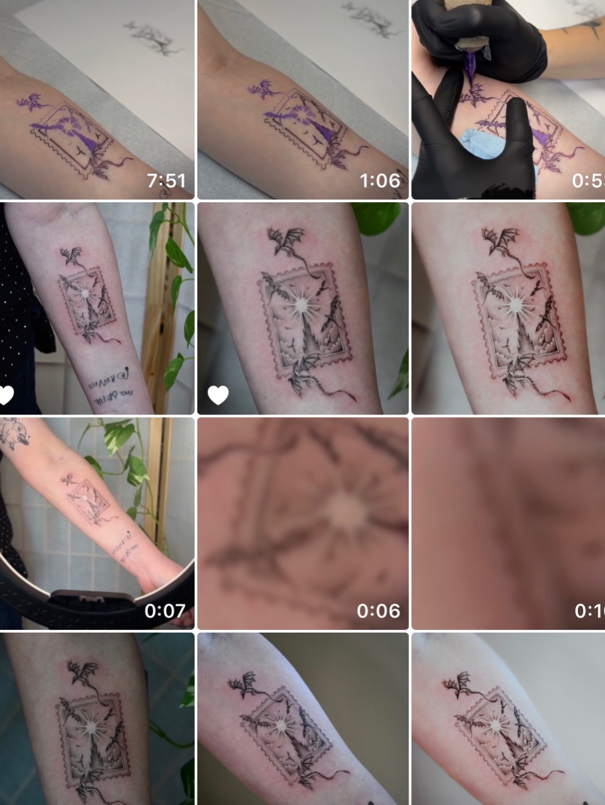 Cross and plant black and grey tattoo on the forearm by 𝐇𝐚𝐫𝐩𝐞𝐫