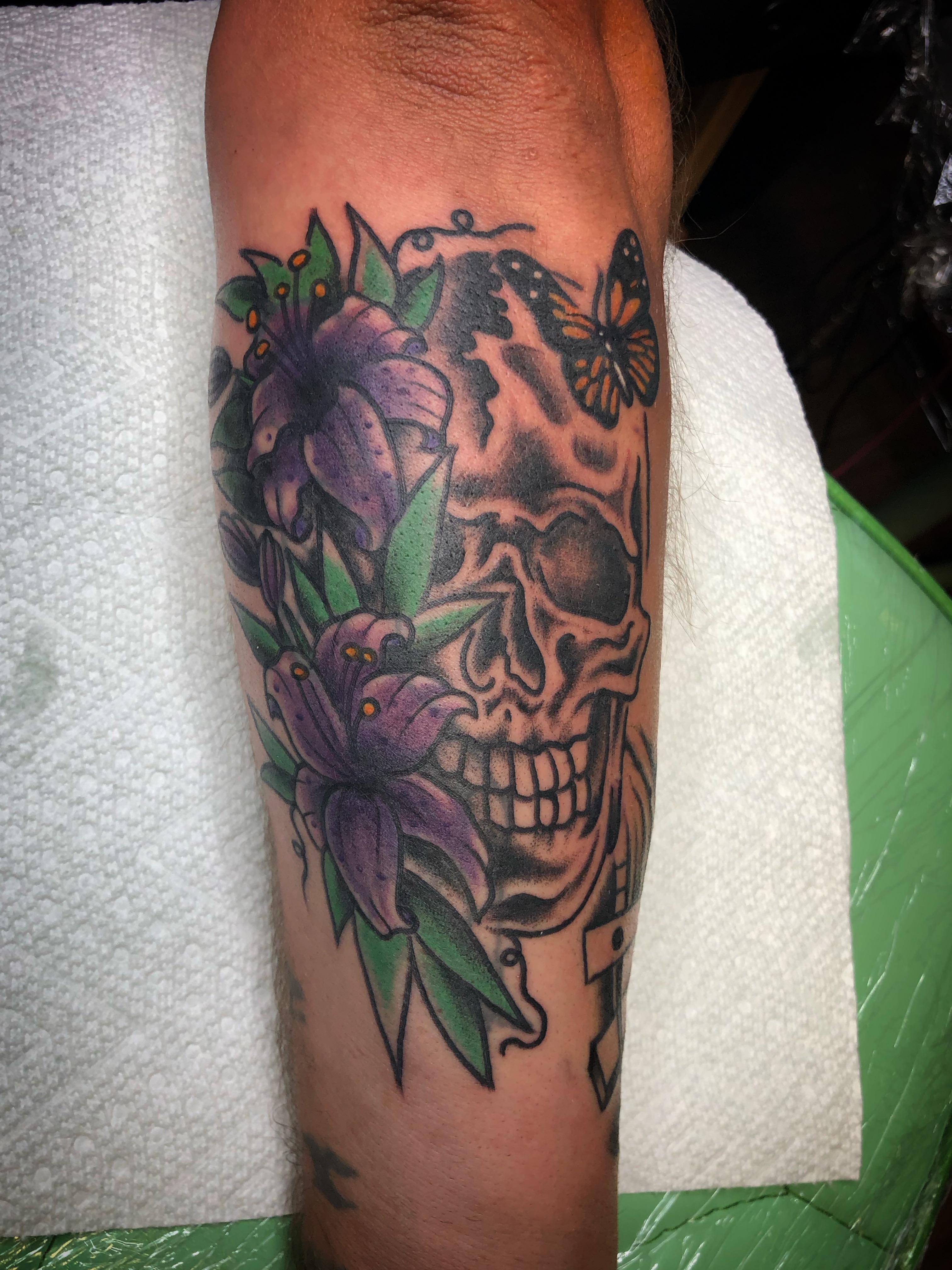 Tattoo by @marble_tattoos — american_traditional, black_and_grey