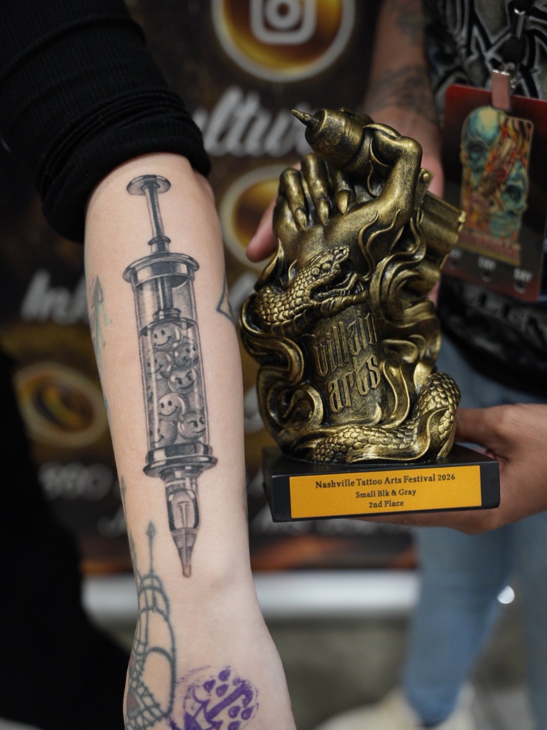 Tattoo by @inkkculturetattoollc — black_and_grey