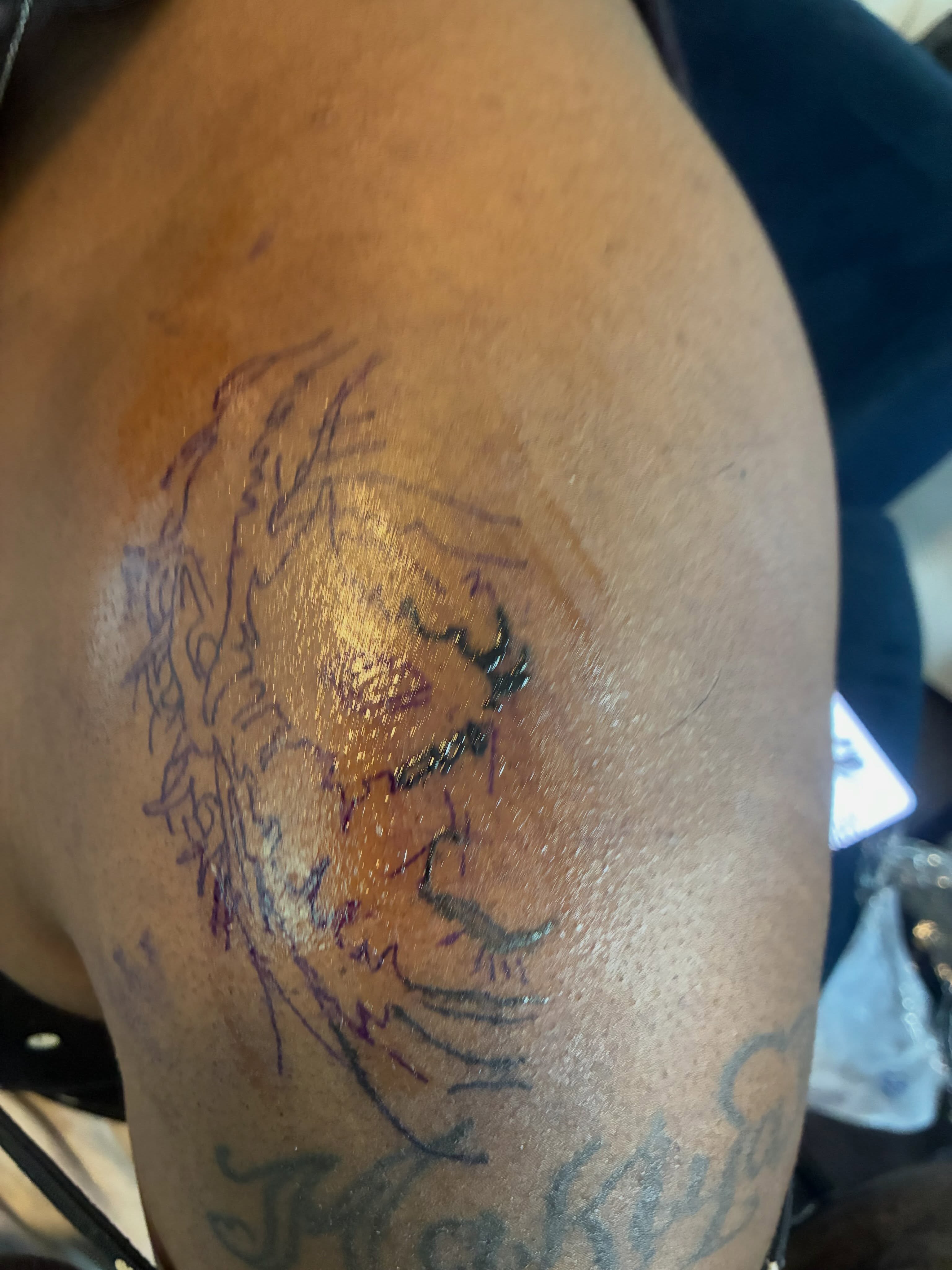 Tattoo by @inkedby_sonya_son — dotwork