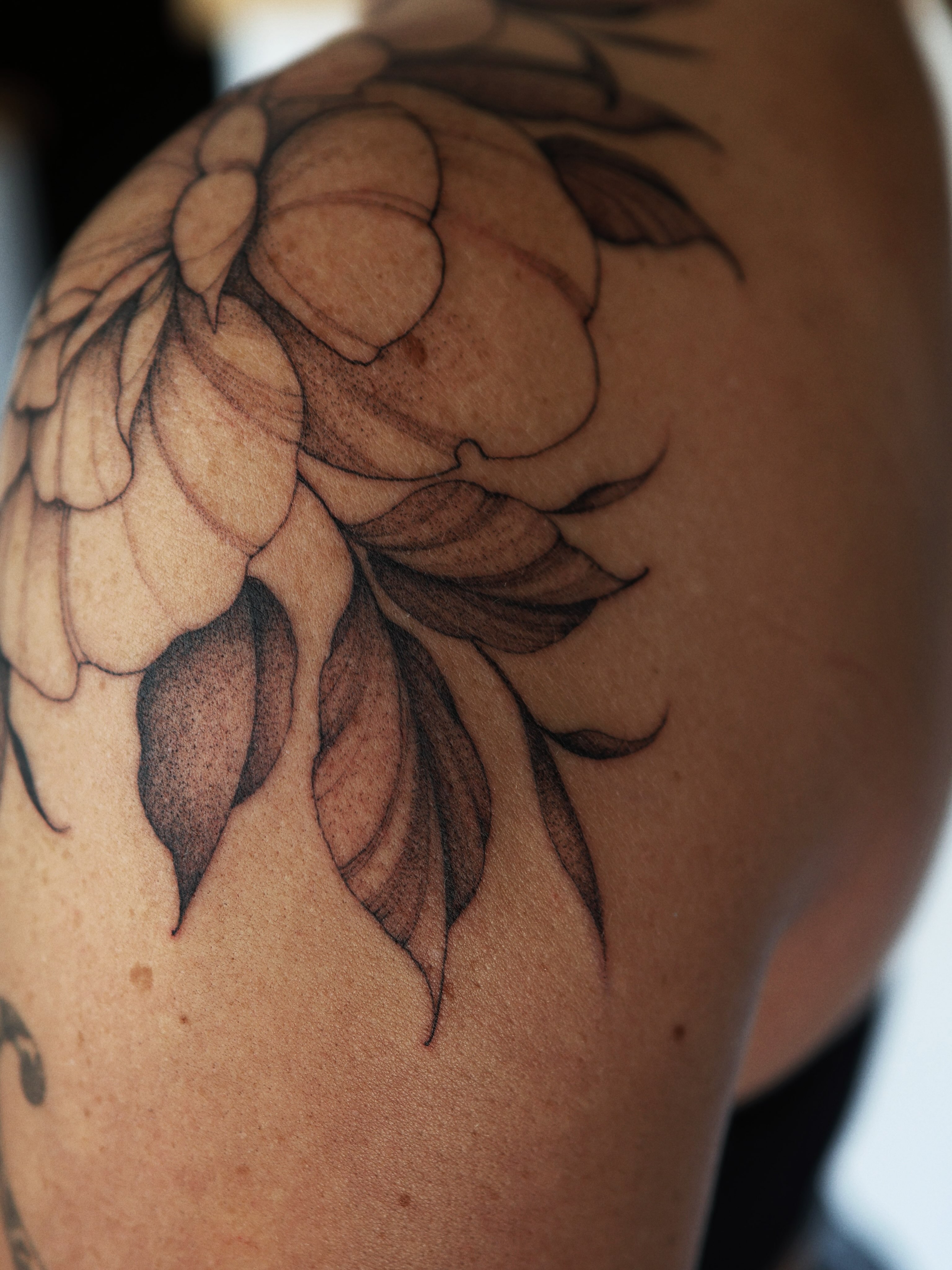 Tattoo by @randatattoos β black_and_grey